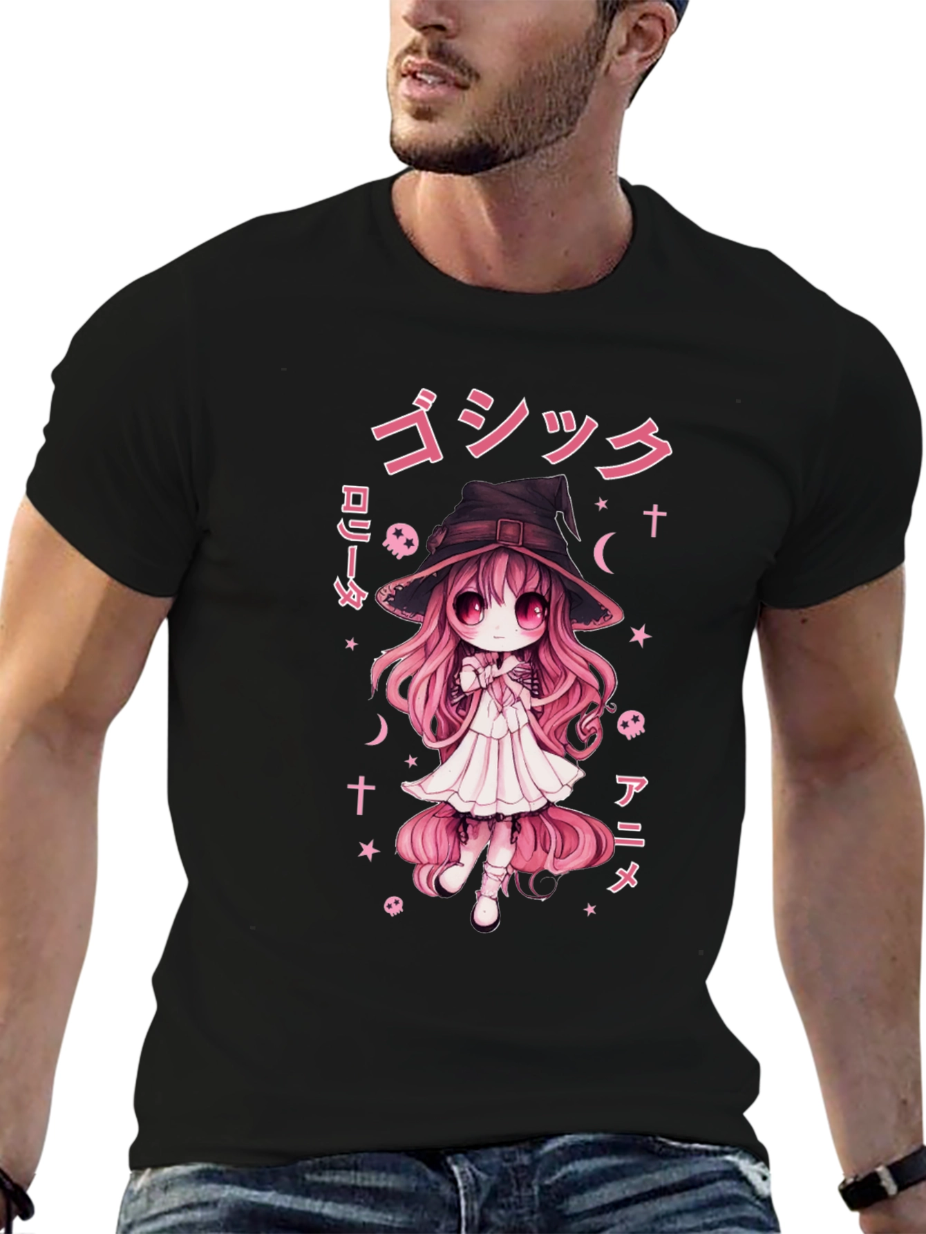 Anime Witch T-Shirt - Gothic Lolita Style