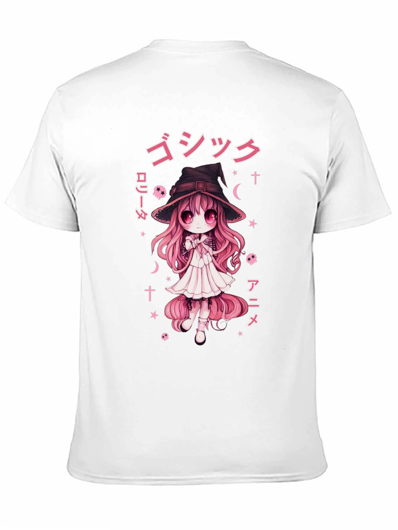 Anime Witch T-Shirt - Gothic Lolita Style
