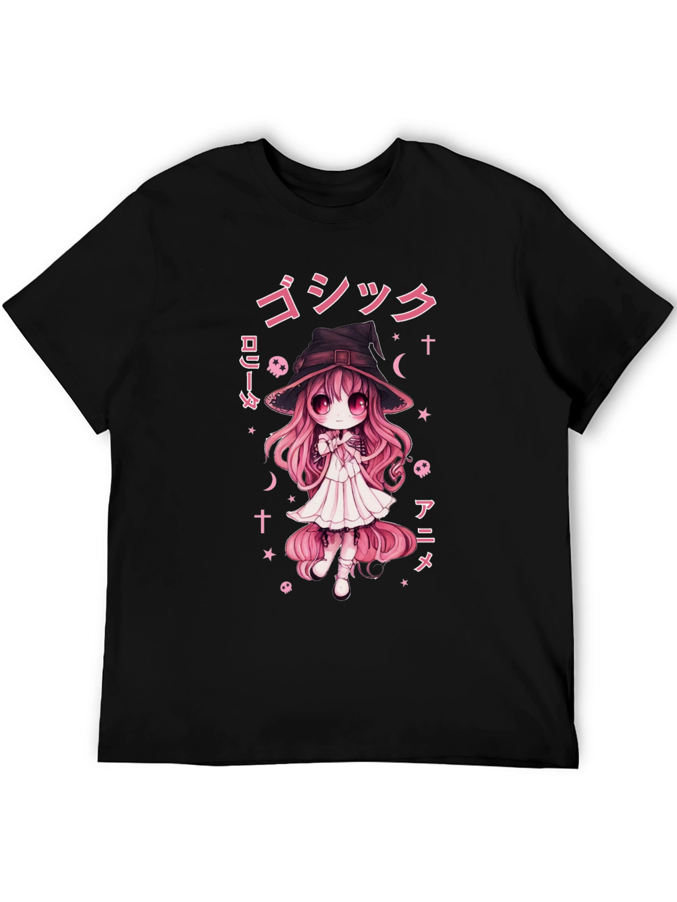 Anime Witch T-Shirt - Gothic Lolita Style