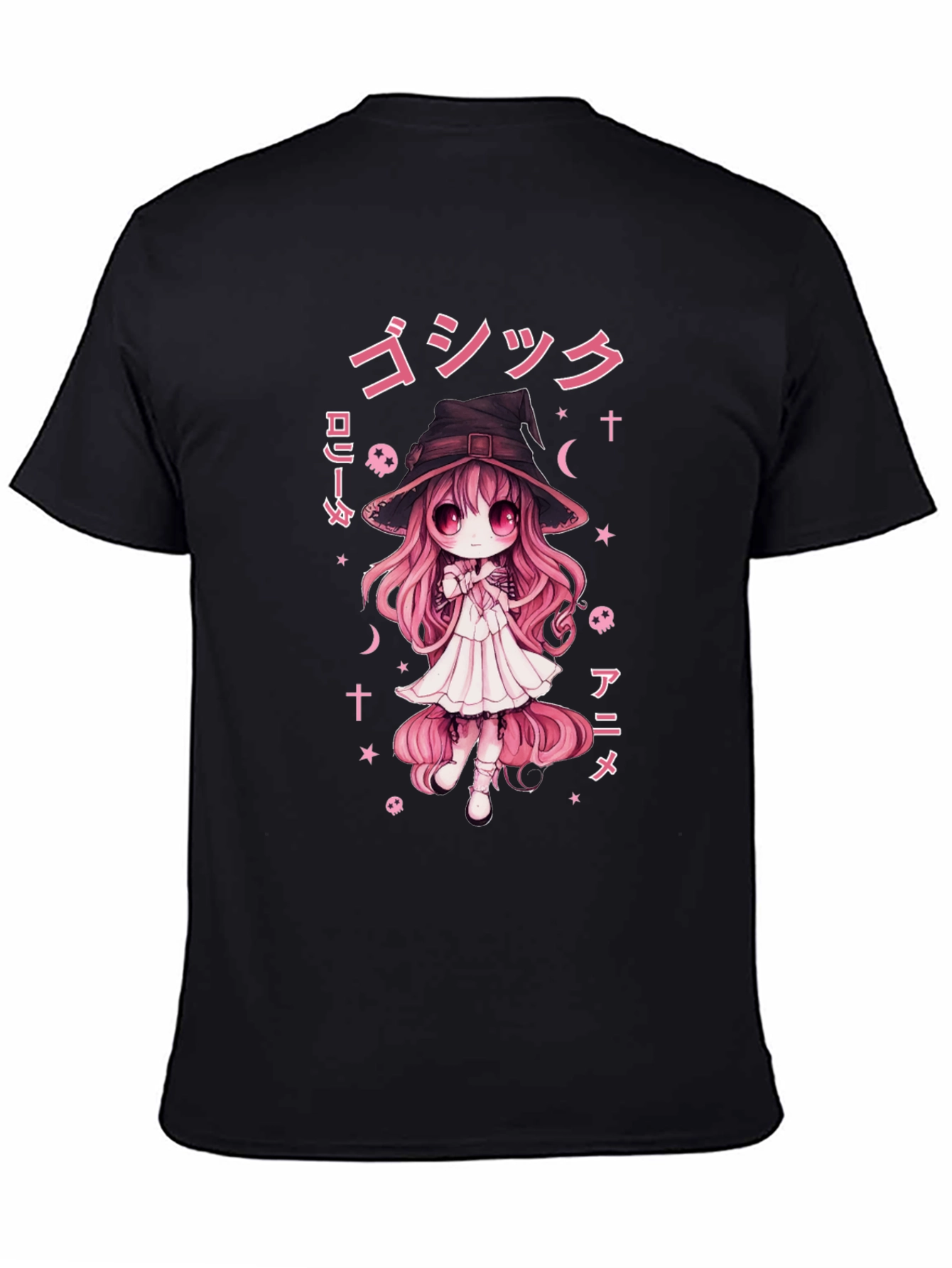 Anime Witch T-Shirt - Gothic Lolita Style