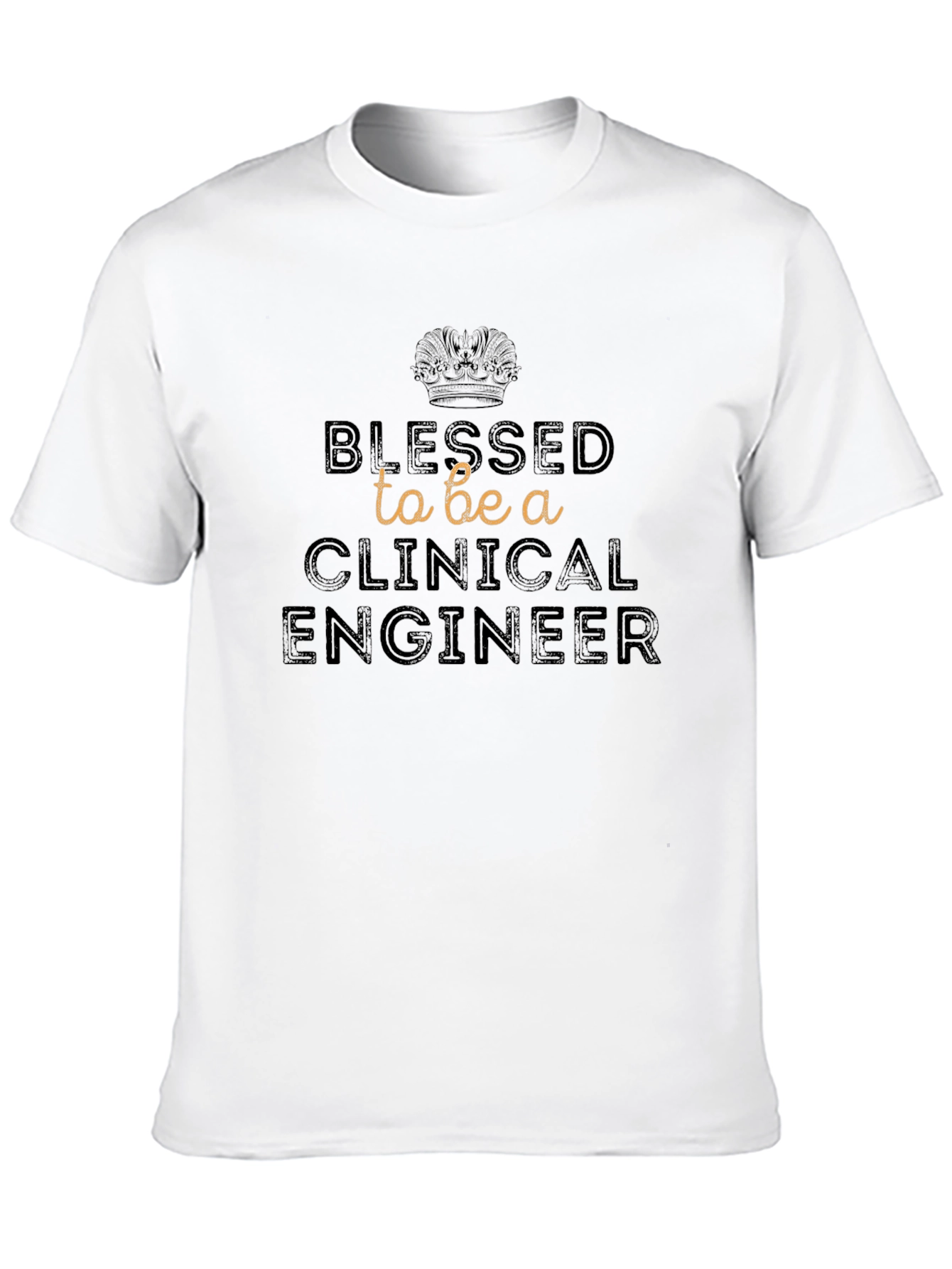 Blessed Clinical Engineer T-Shirt - Black