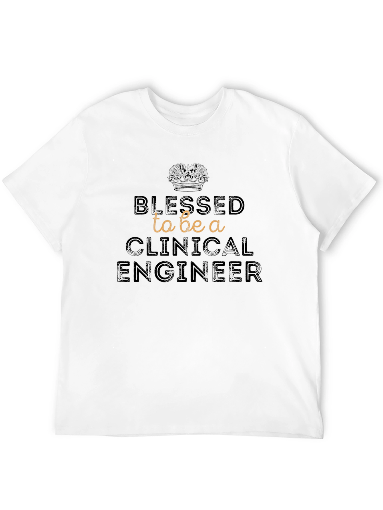 Blessed Clinical Engineer T-Shirt - Black