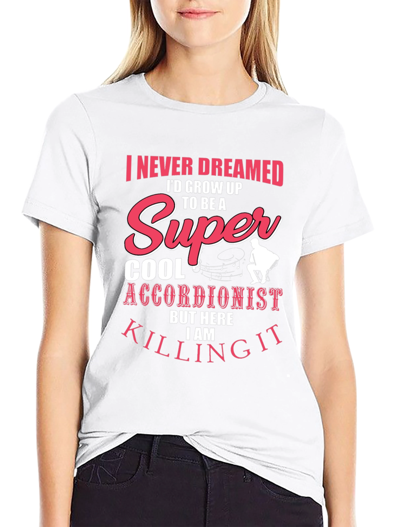 Super Cool Accordionist T-Shirt