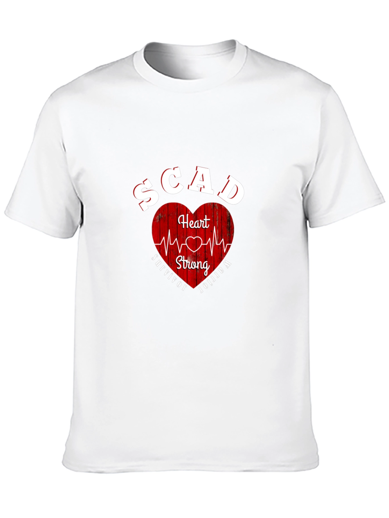 SCAD Heart Strong Survivor Warrior T-Shirt