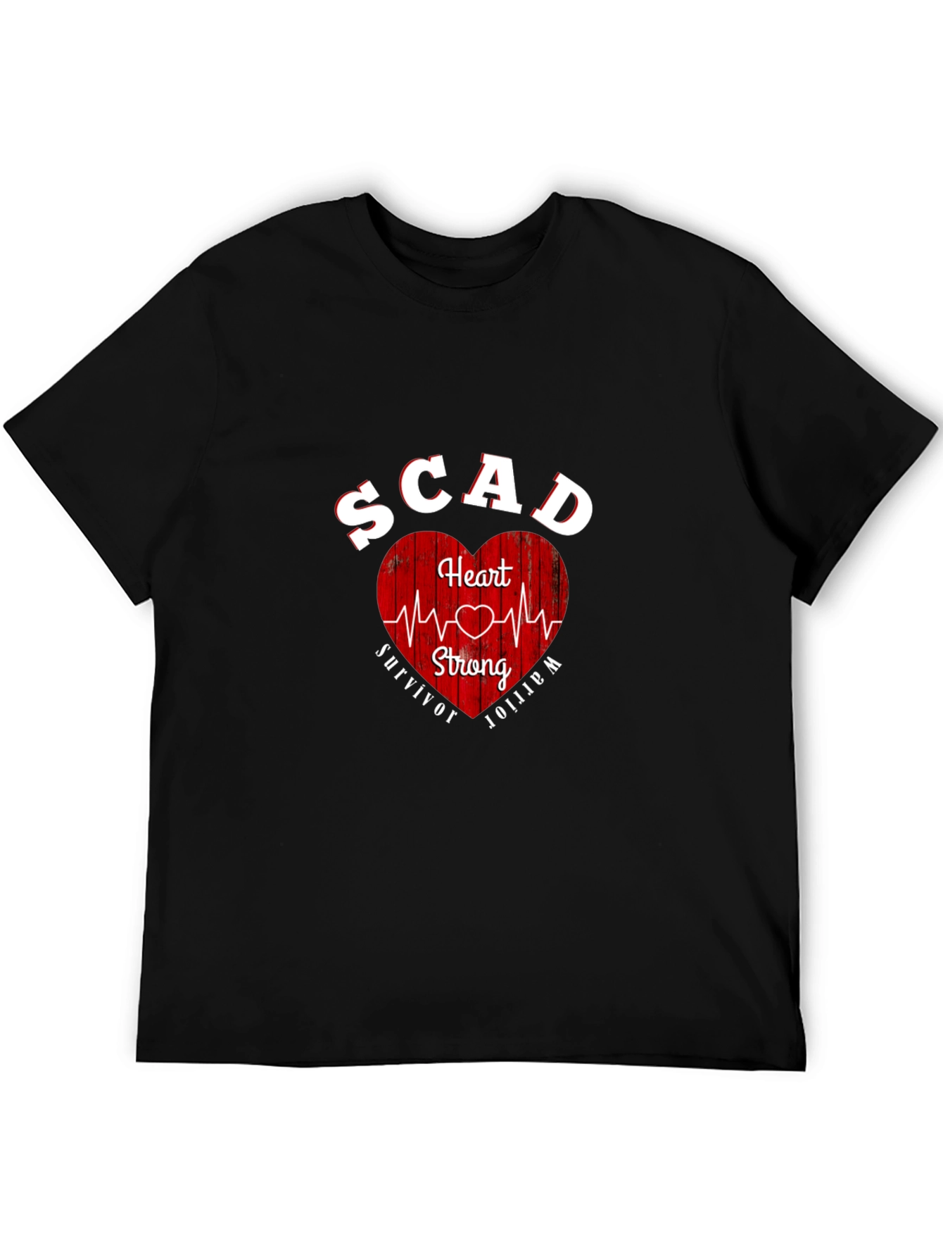 SCAD Heart Strong Survivor Warrior T-Shirt