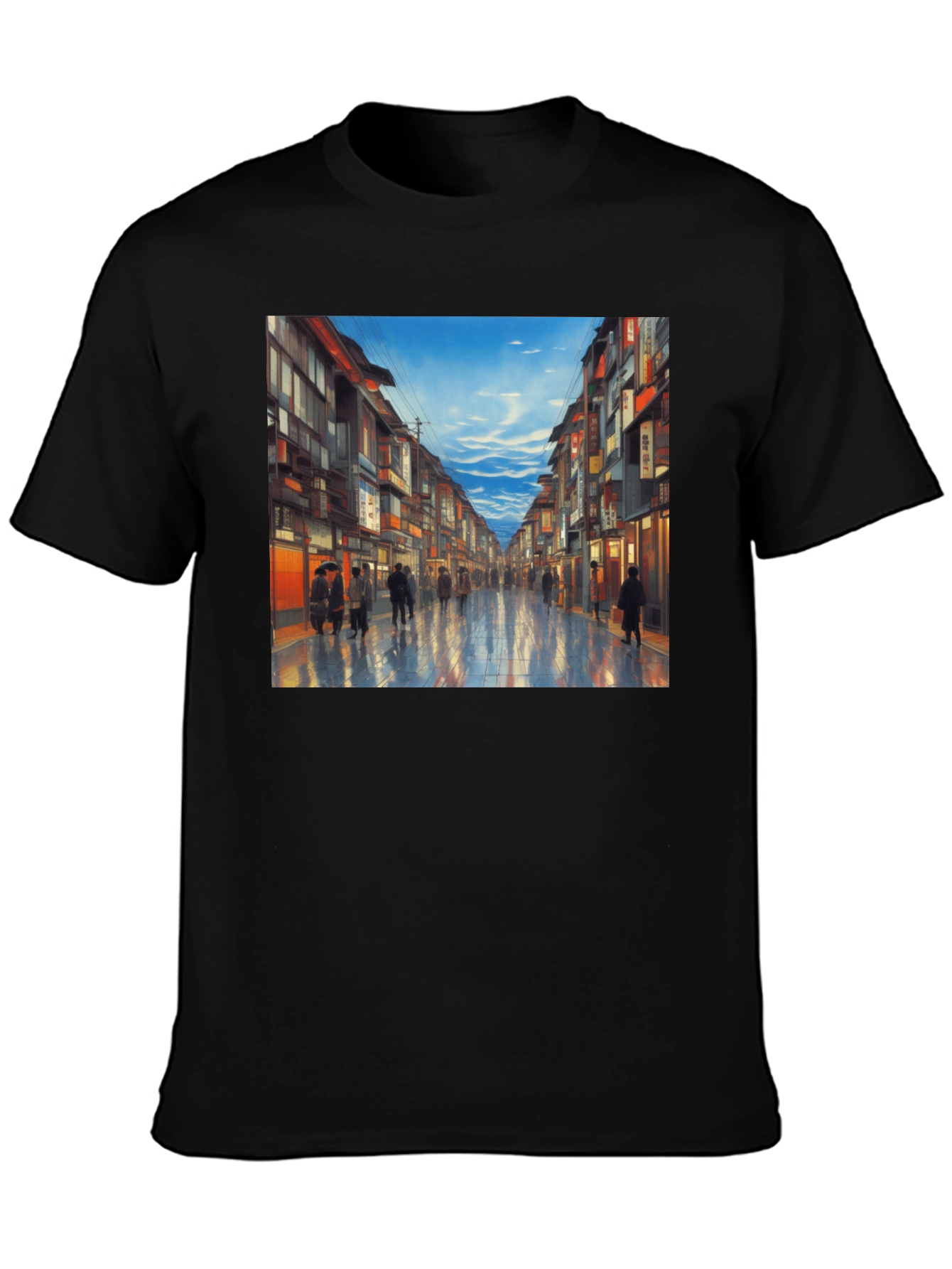 City Street T-Shirt - Artistic Impression