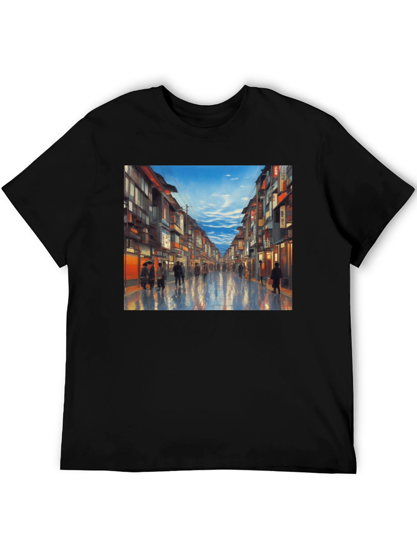 City Street T-Shirt - Artistic Impression