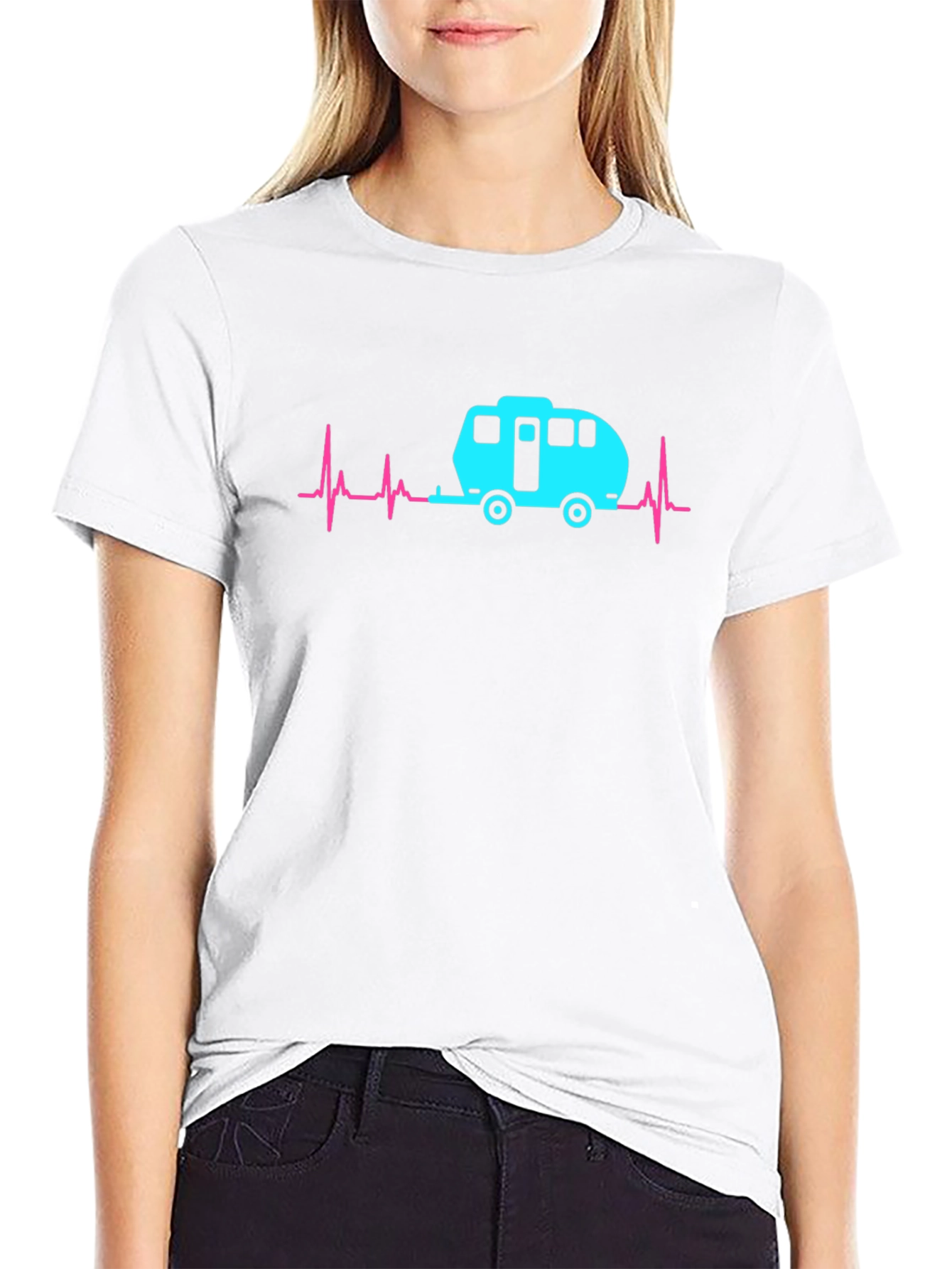 Camping Heartbeat T-Shirt