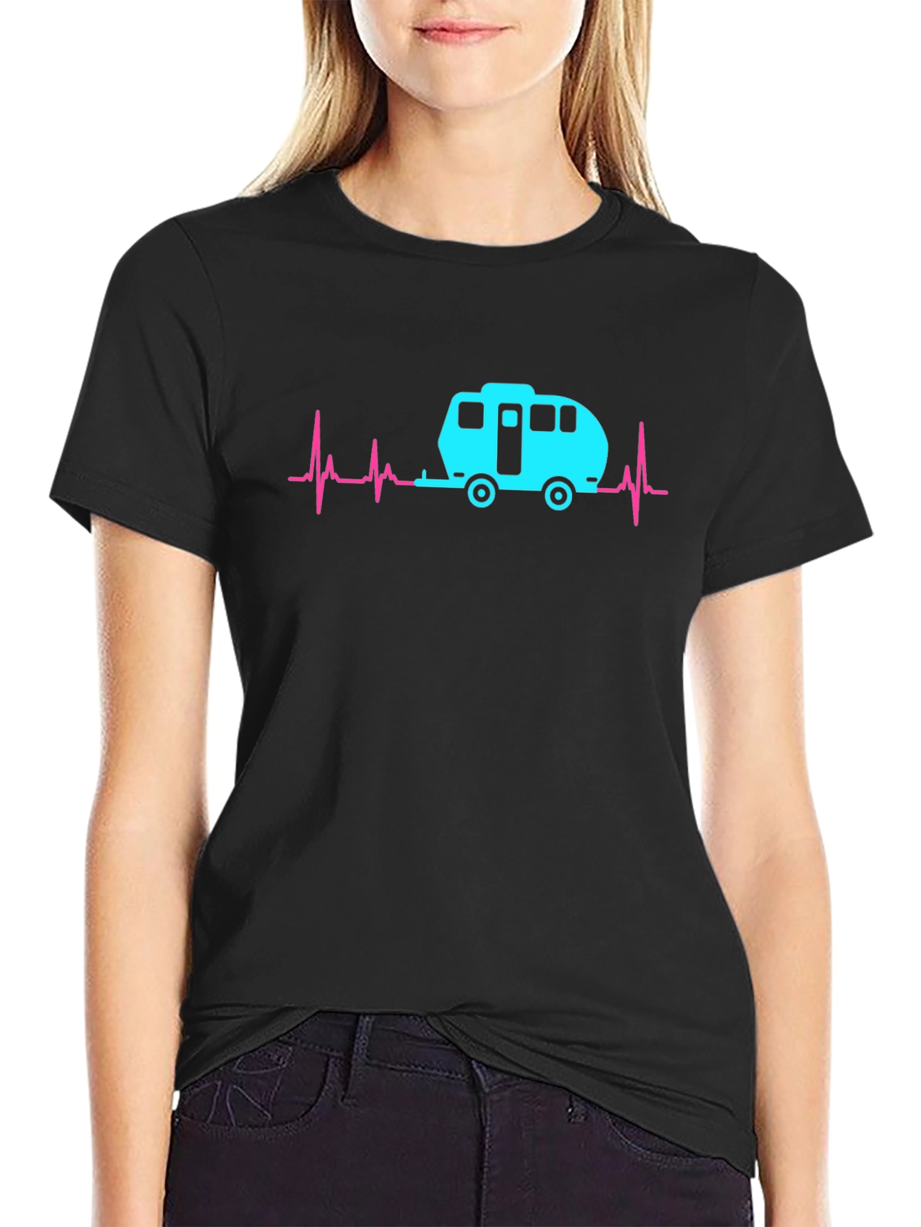 Camping Heartbeat T-Shirt
