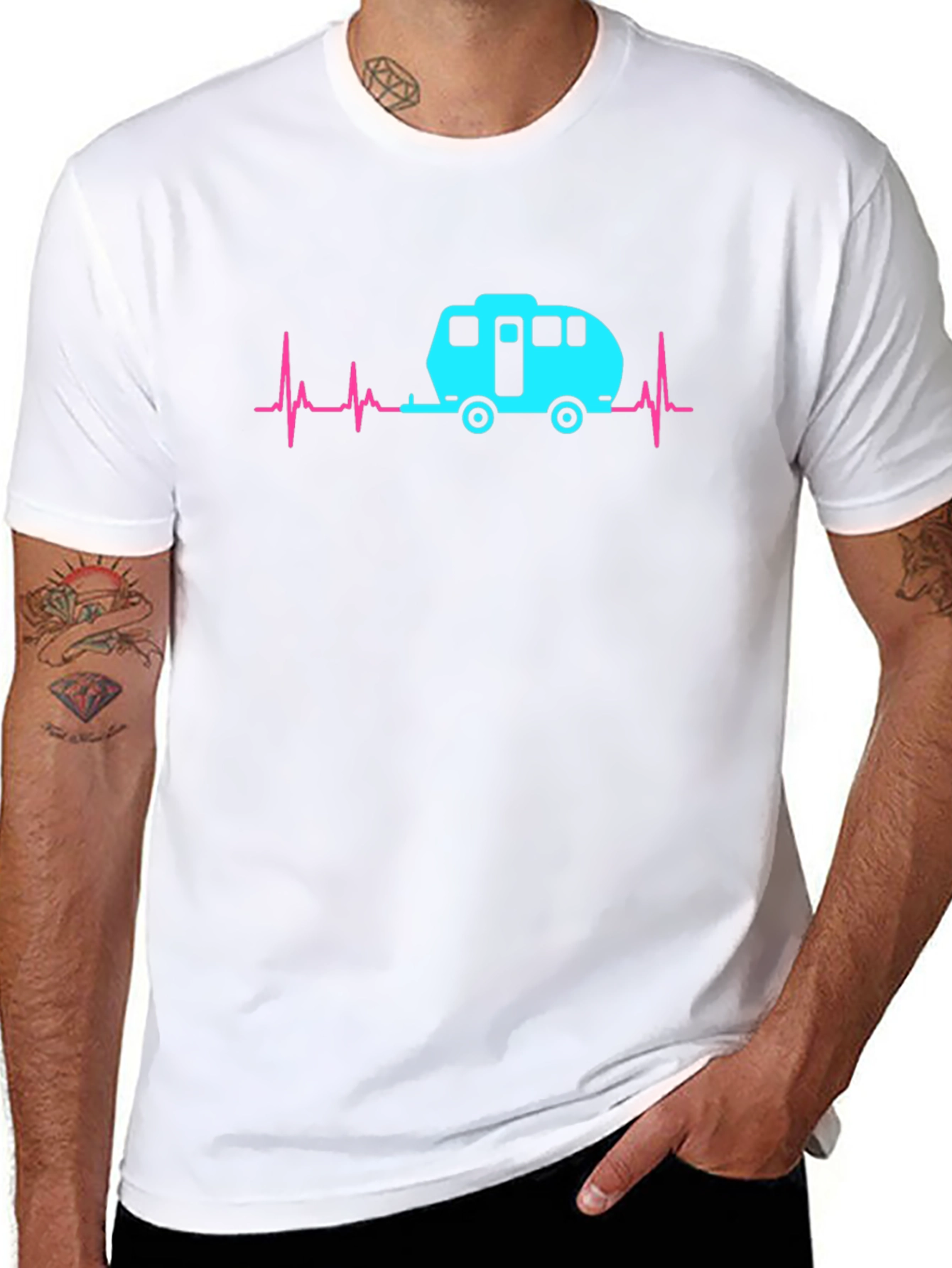 Camping Heartbeat T-Shirt