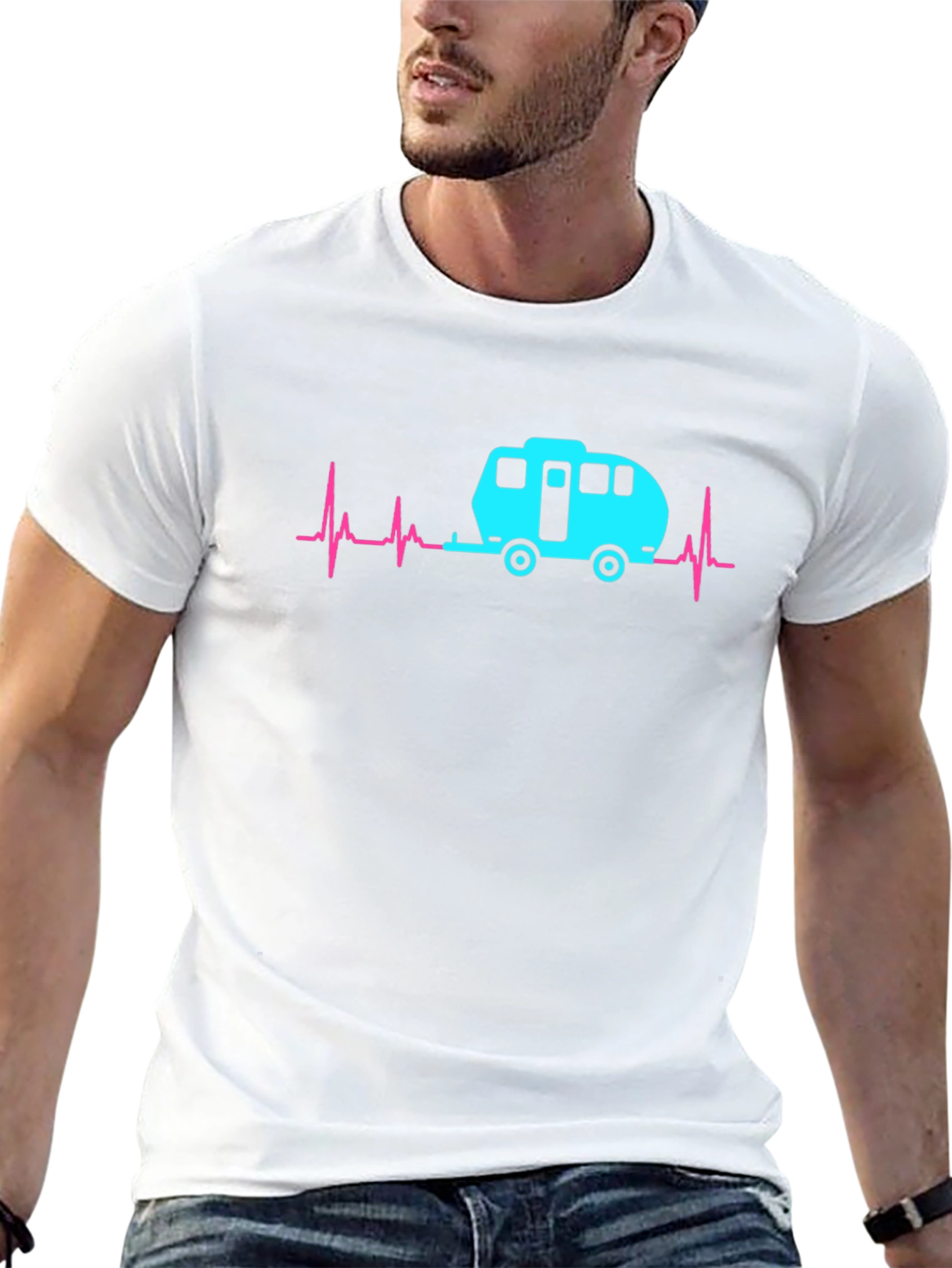 Camping Heartbeat T-Shirt