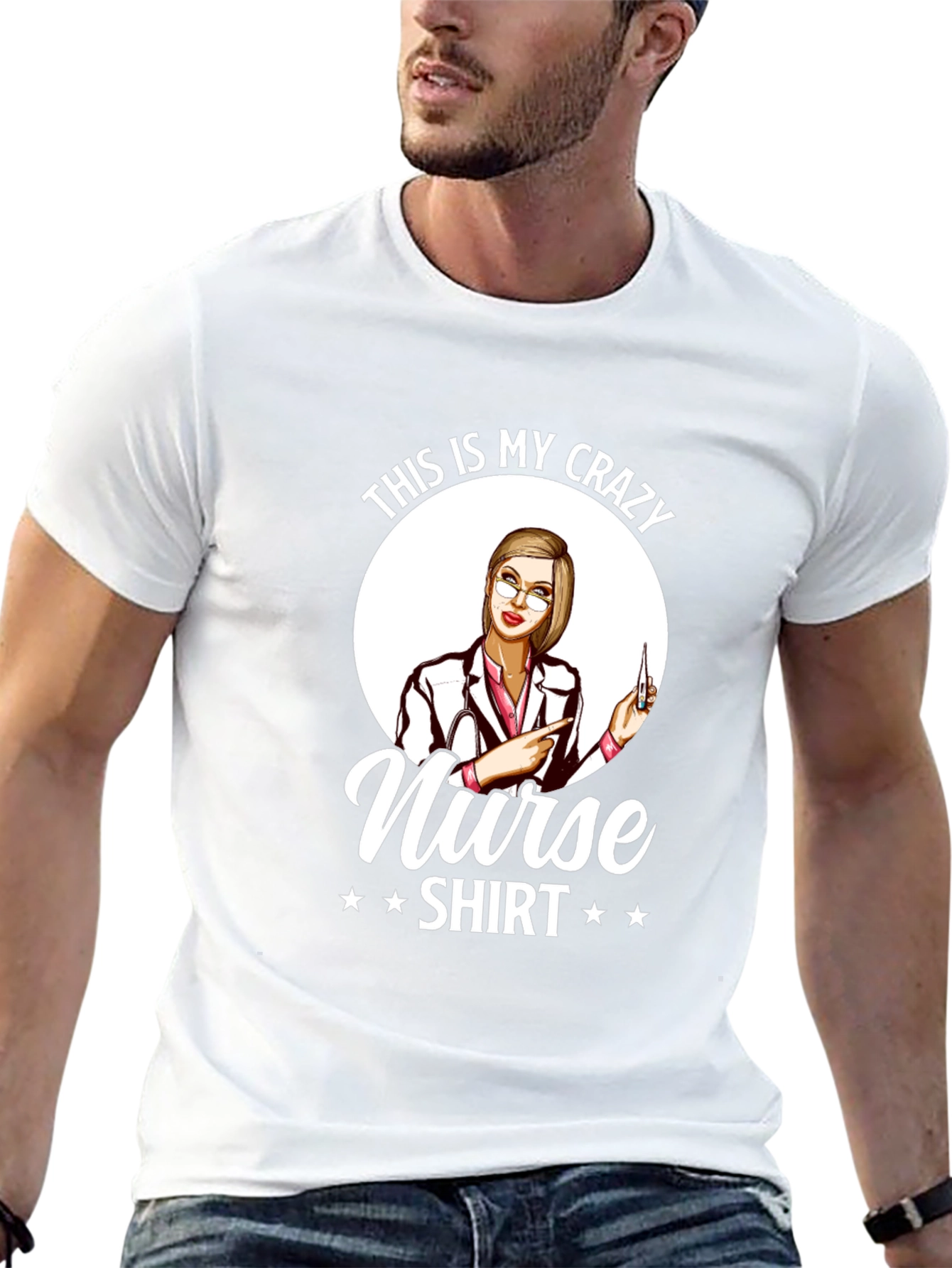 Crazy Nurse Shirt - Funny Graphic Tee