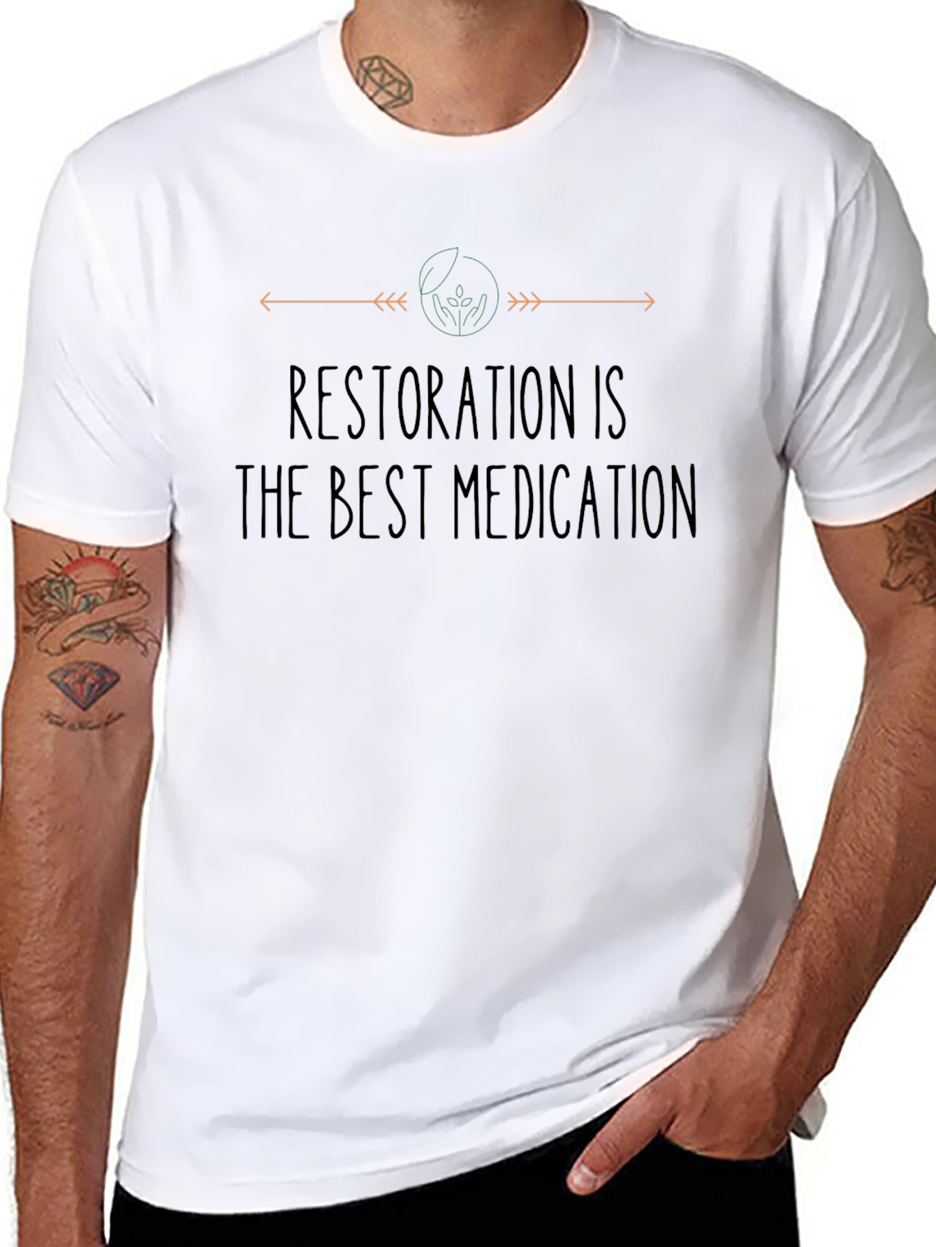 Restoration is the Best Medication Black T-Shirt