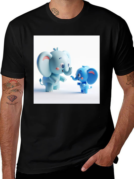 Cute Cartoon Elephant T-Shirt