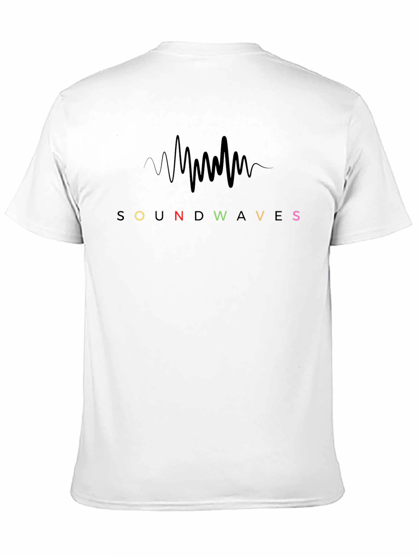 Soundwaves Graphic Print Tee - Cool Music Vibe