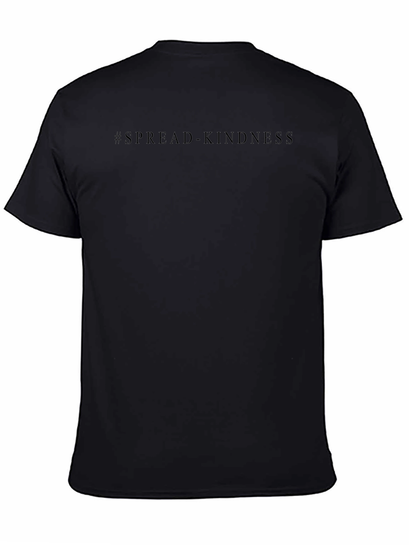 Spread Kindness Black Crewneck T-Shirt