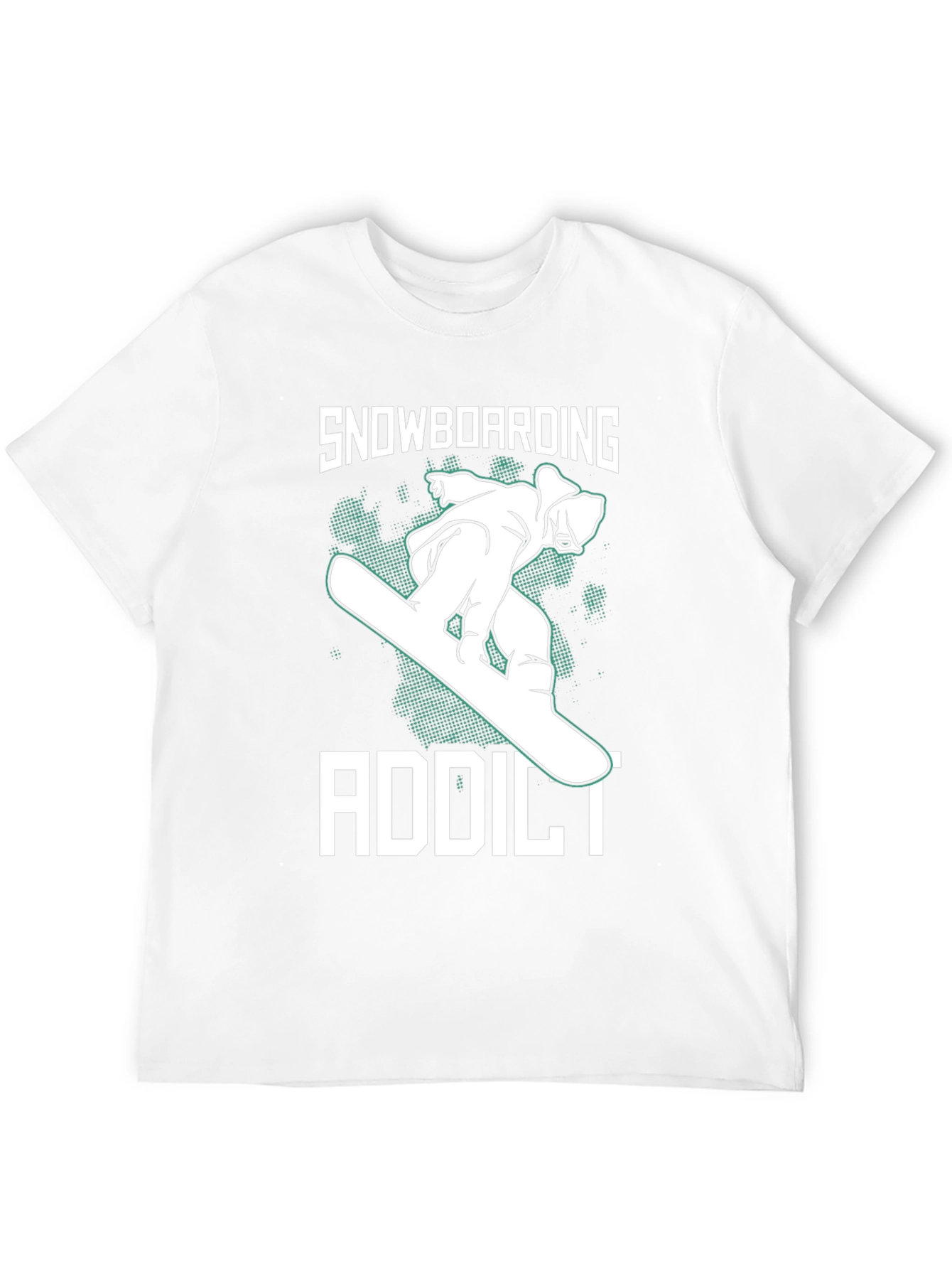 Snowboarding Addict Graphic Tee