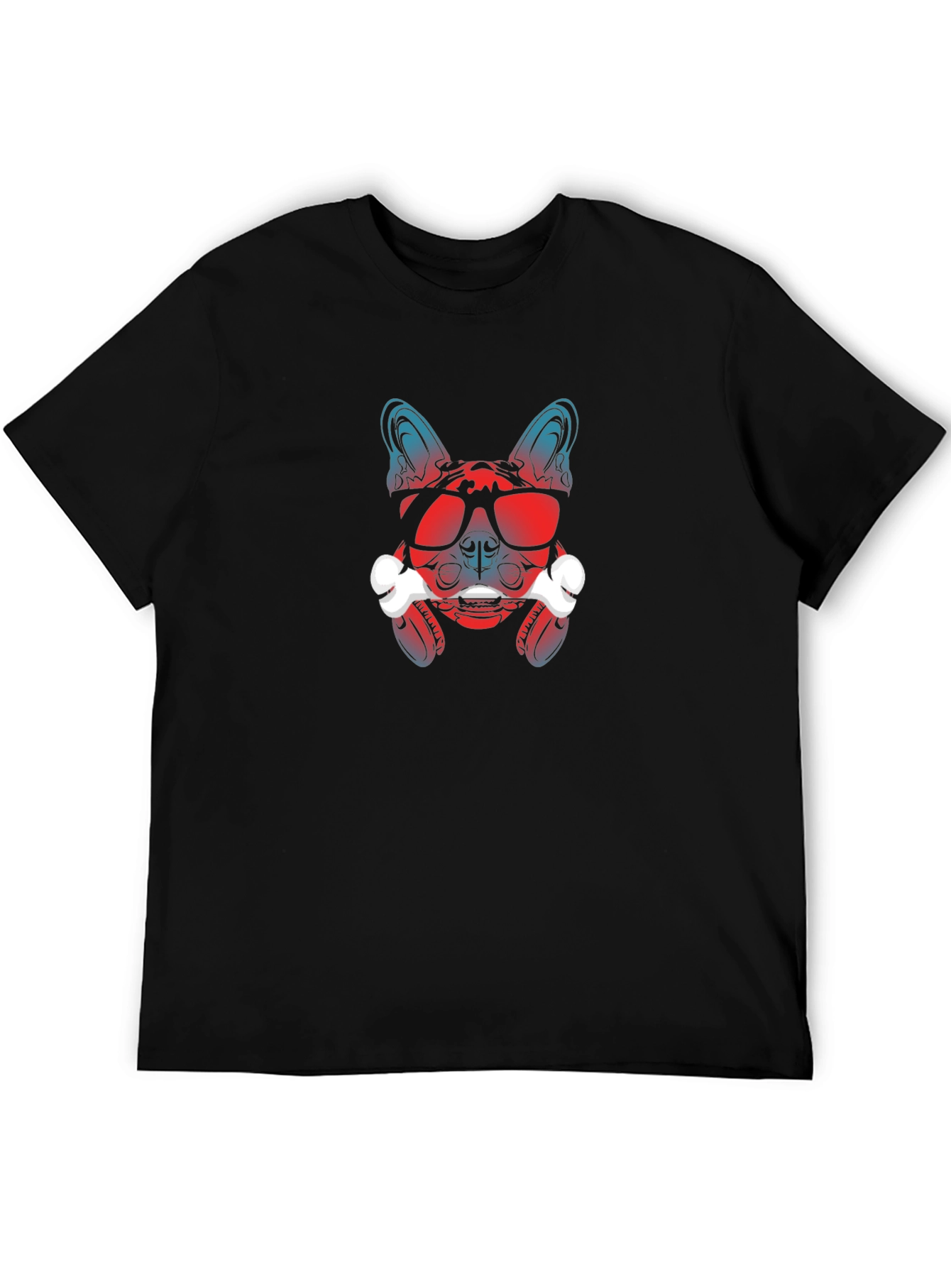 Cool Dog Graphic Tee - Bone & Shades