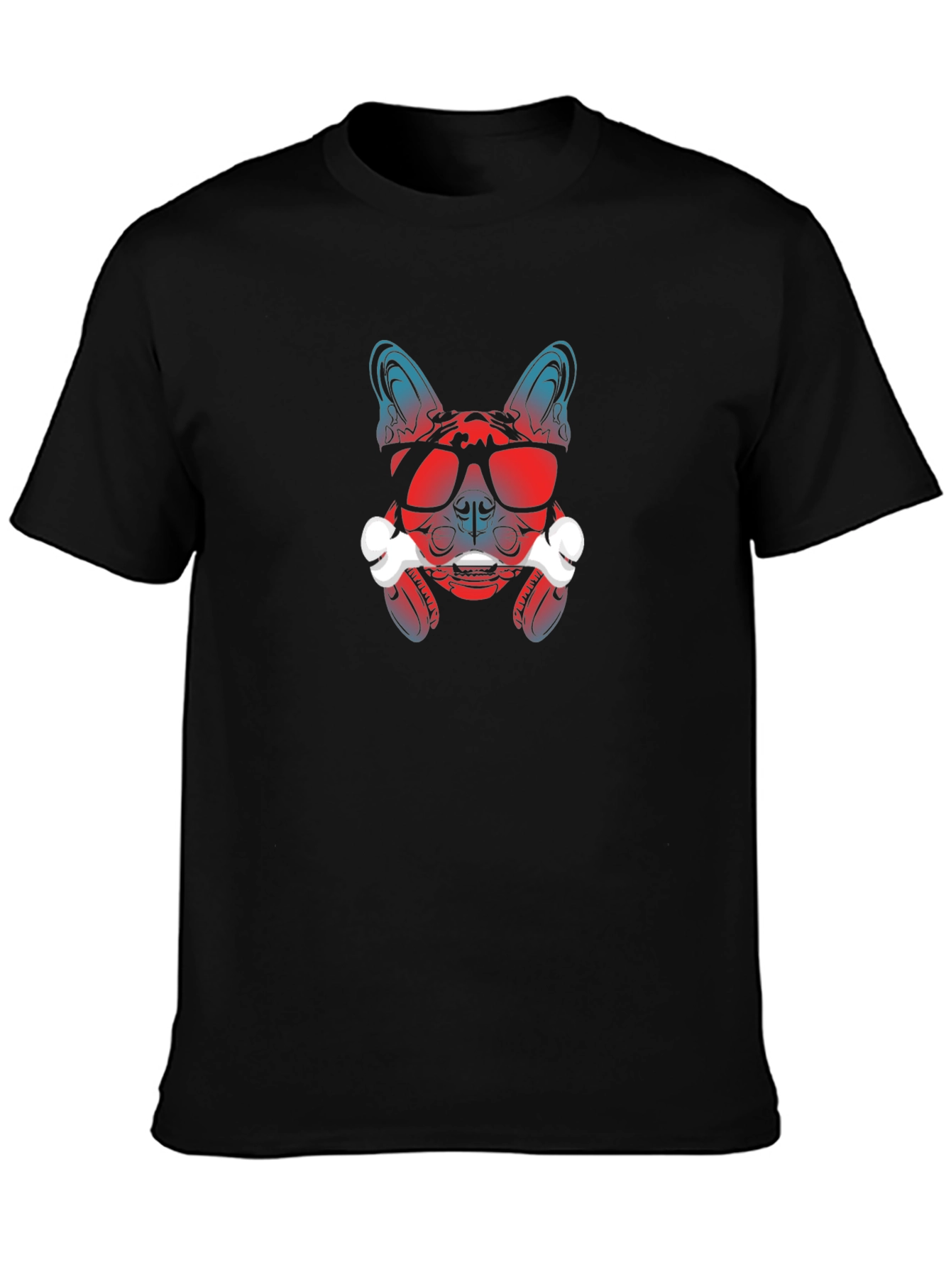 Cool Dog Graphic Tee - Bone & Shades