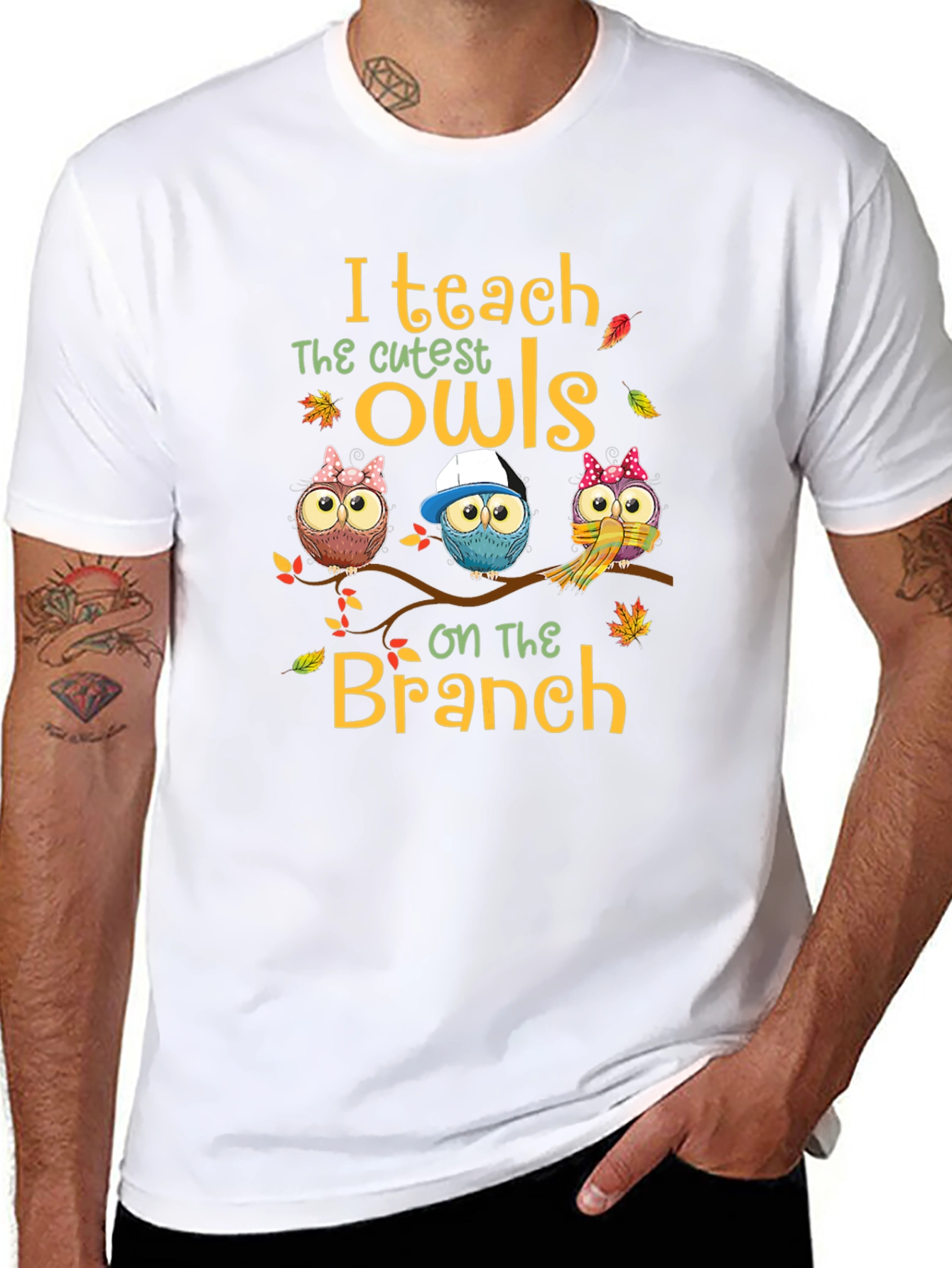 Cute Owls Teacher T-Shirt