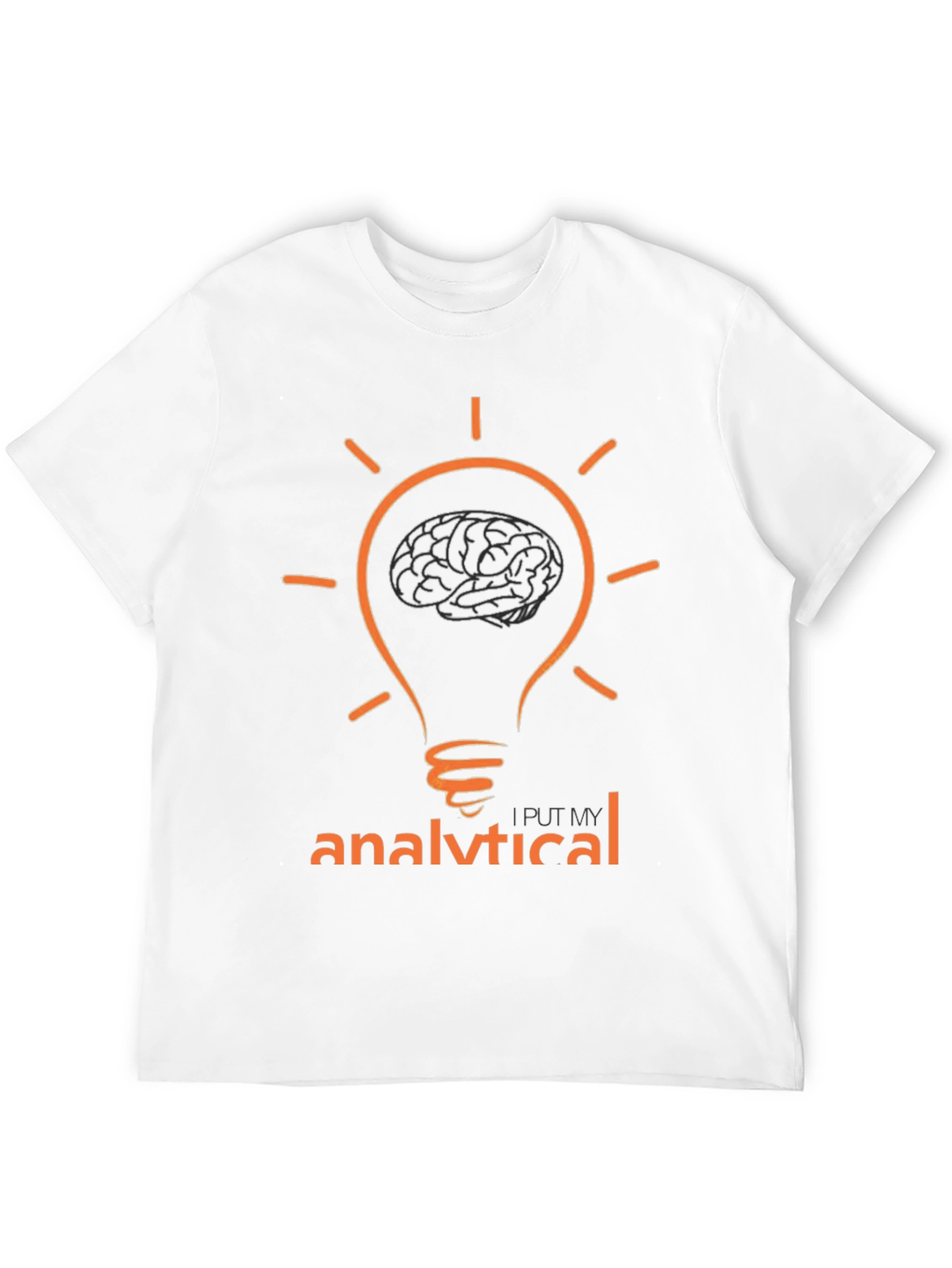 Analytical Brain T-Shirt - Smart Idea Design