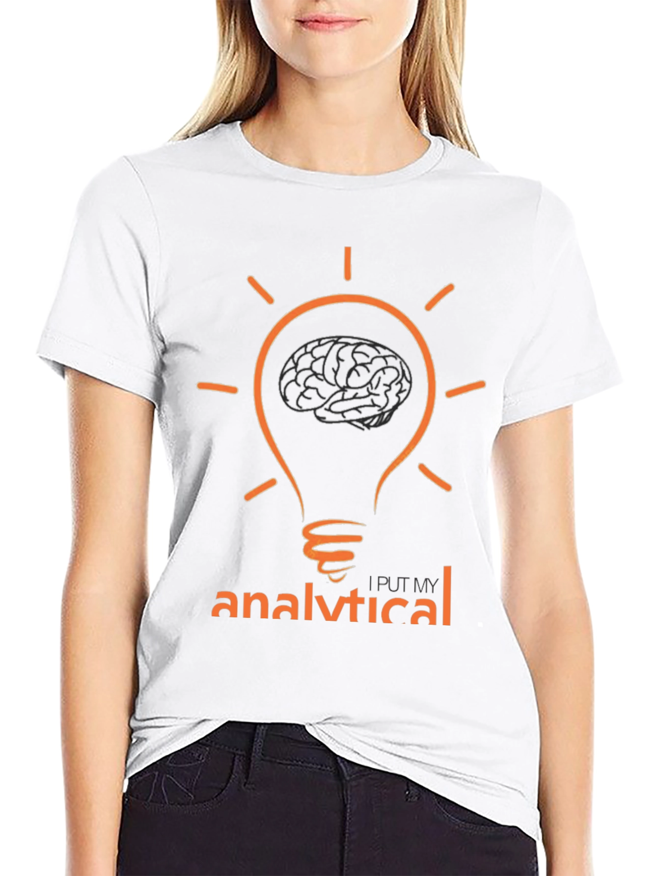 Analytical Brain T-Shirt - Smart Idea Design
