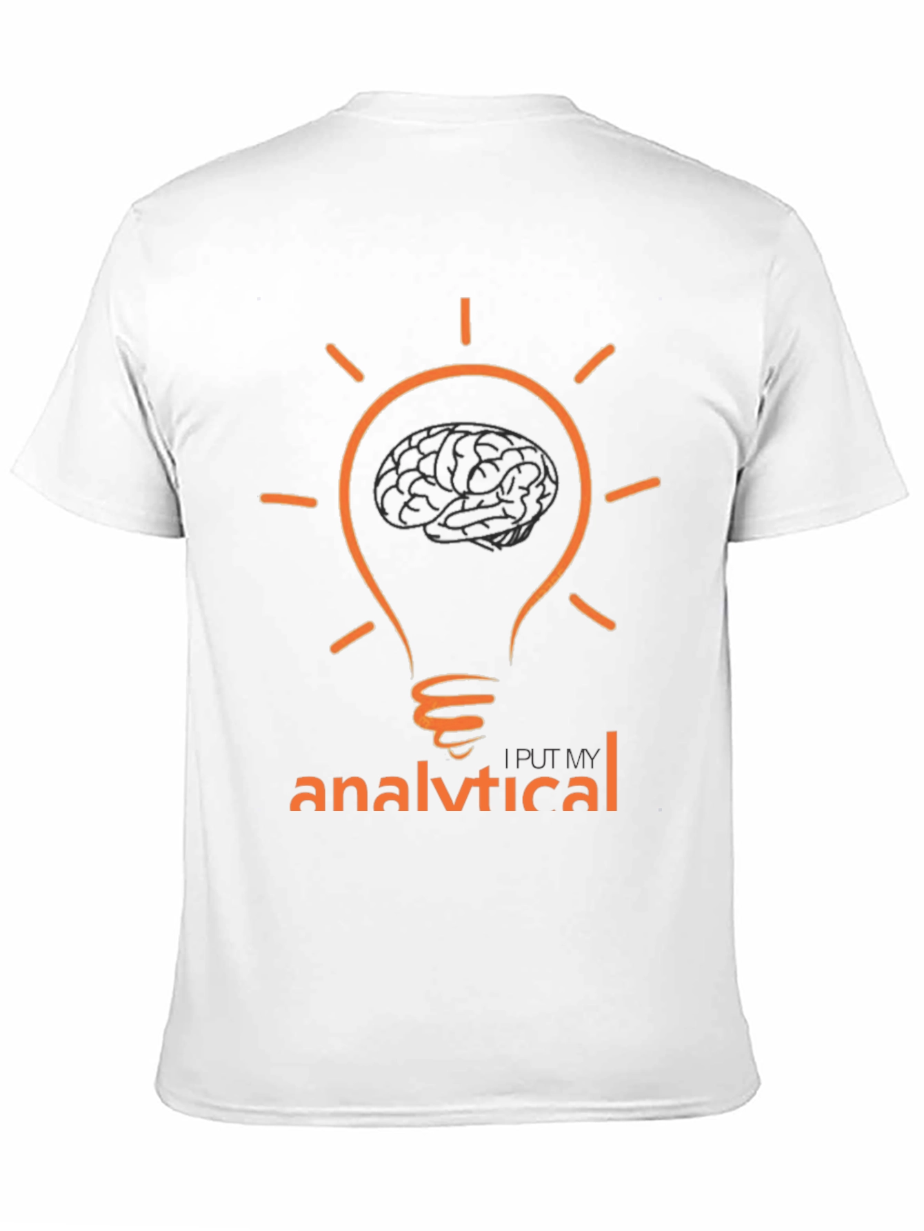 Analytical Brain T-Shirt - Smart Idea Design