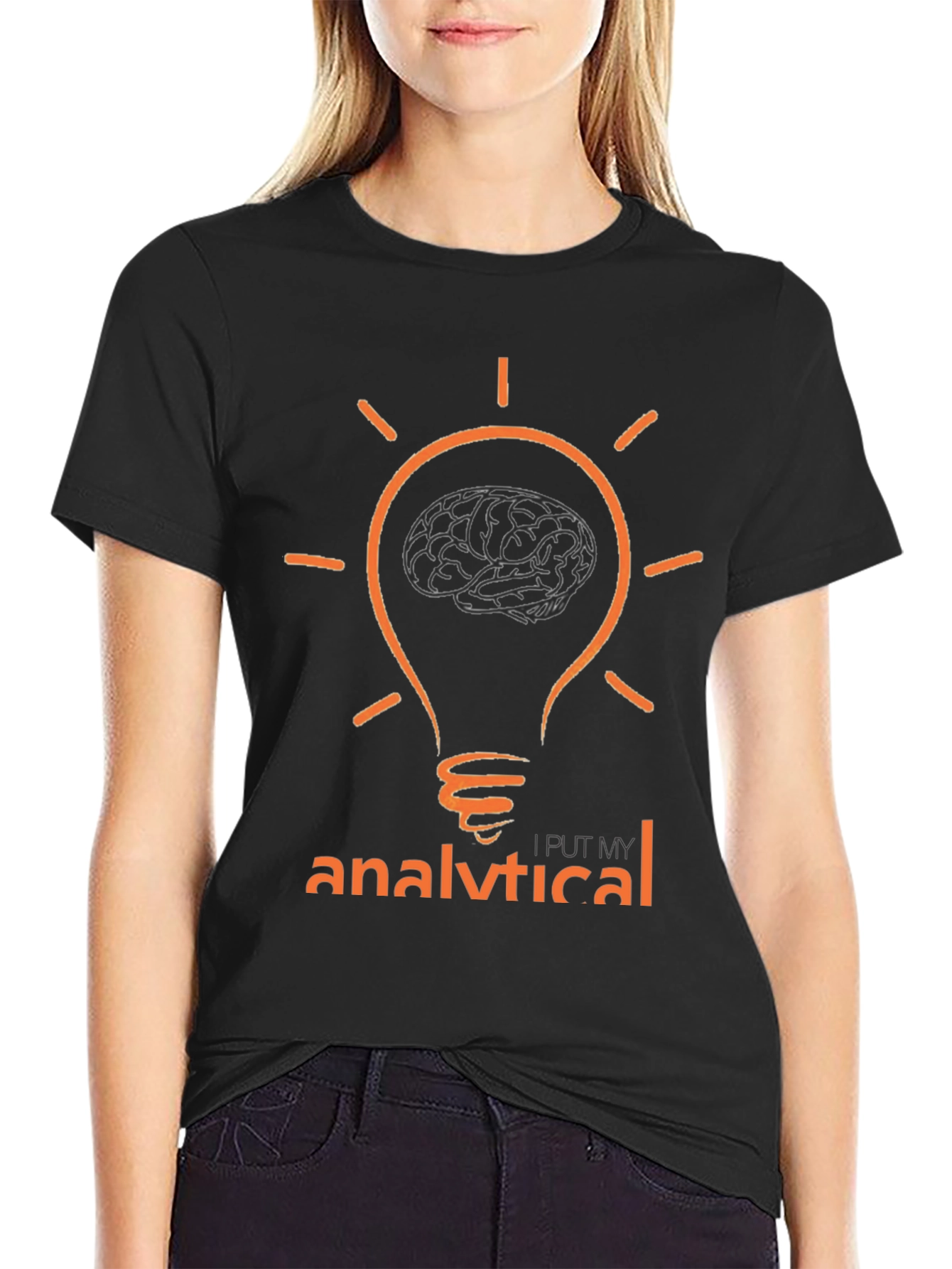 Analytical Brain T-Shirt - Smart Idea Design