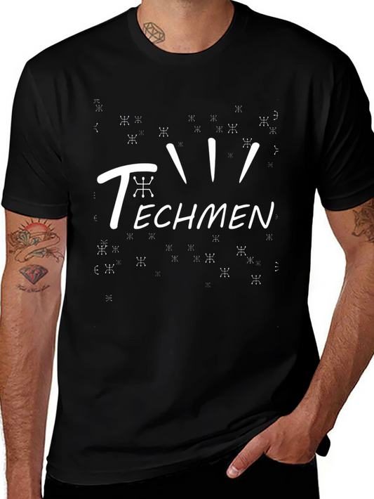 Techmen Graphic Tee - Modern Style