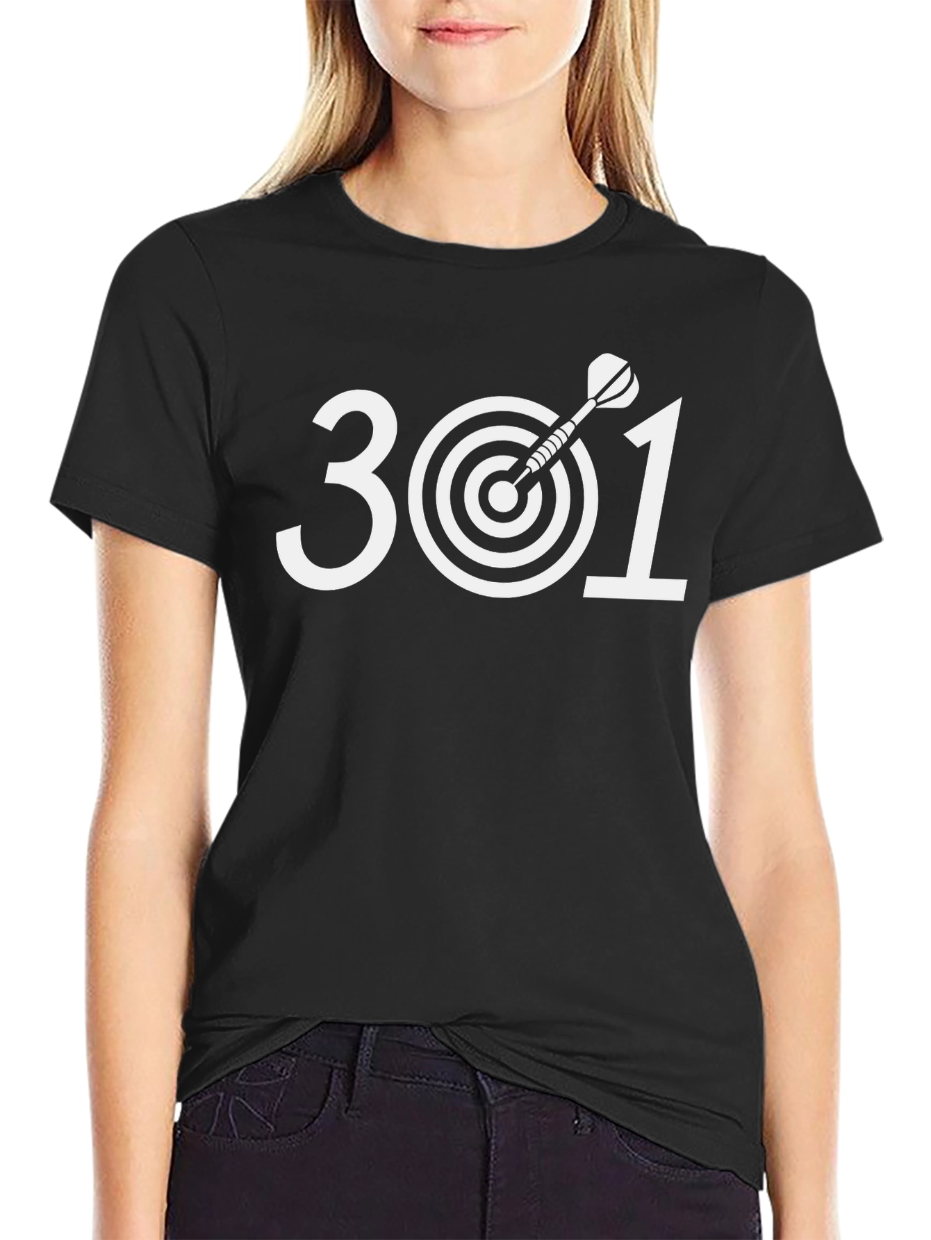 301 Darts T-Shirt - Bullseye Target Tee