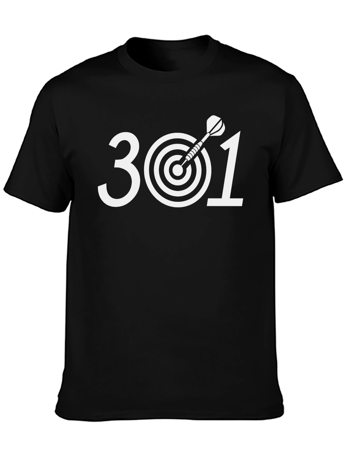 301 Darts T-Shirt - Bullseye Target Tee