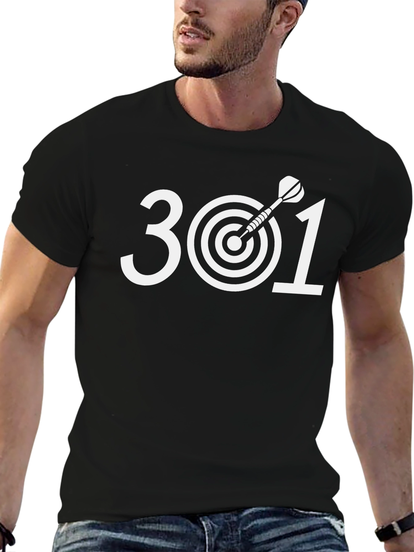 301 Darts T-Shirt - Bullseye Target Tee