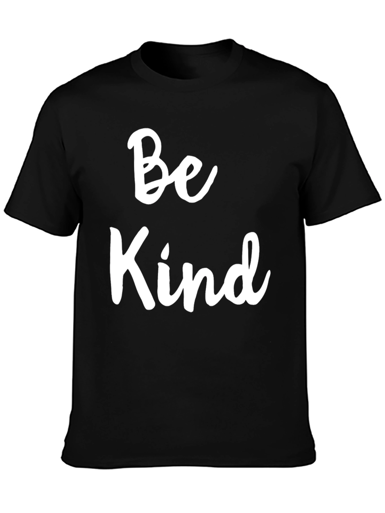 Be Kind Black T-Shirt - Positive Message Apparel