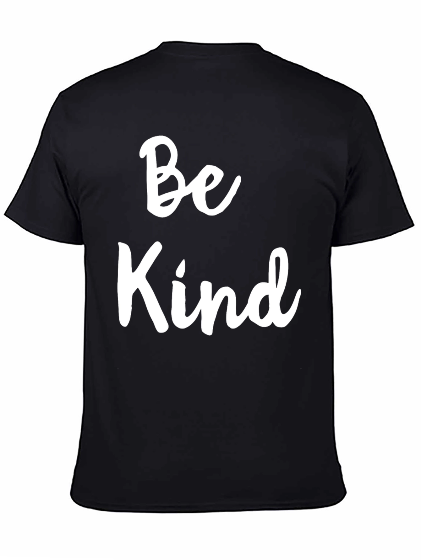 Be Kind Black T-Shirt - Positive Message Apparel