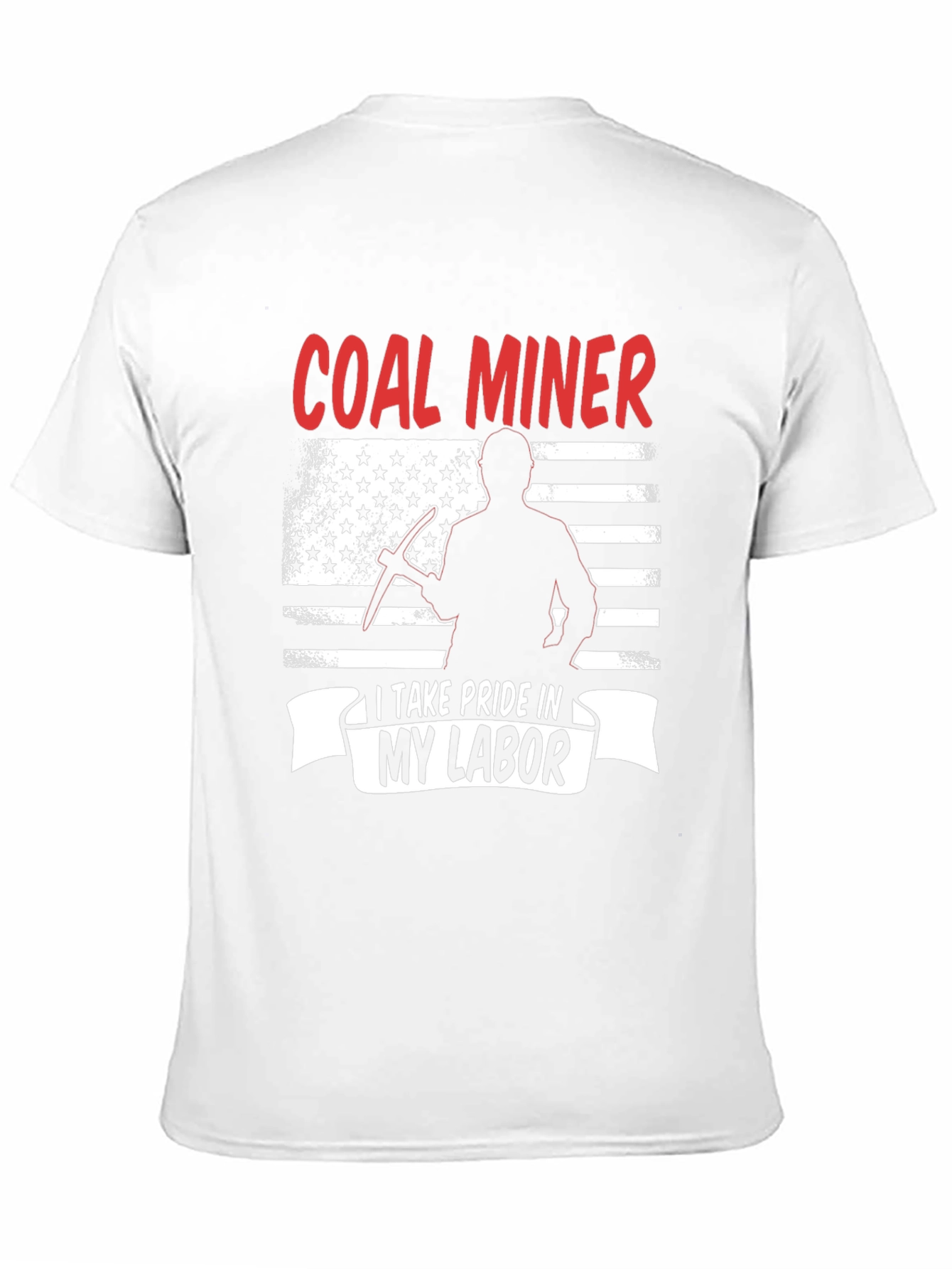 Coal Miner Pride T-Shirt - Patriotic Design