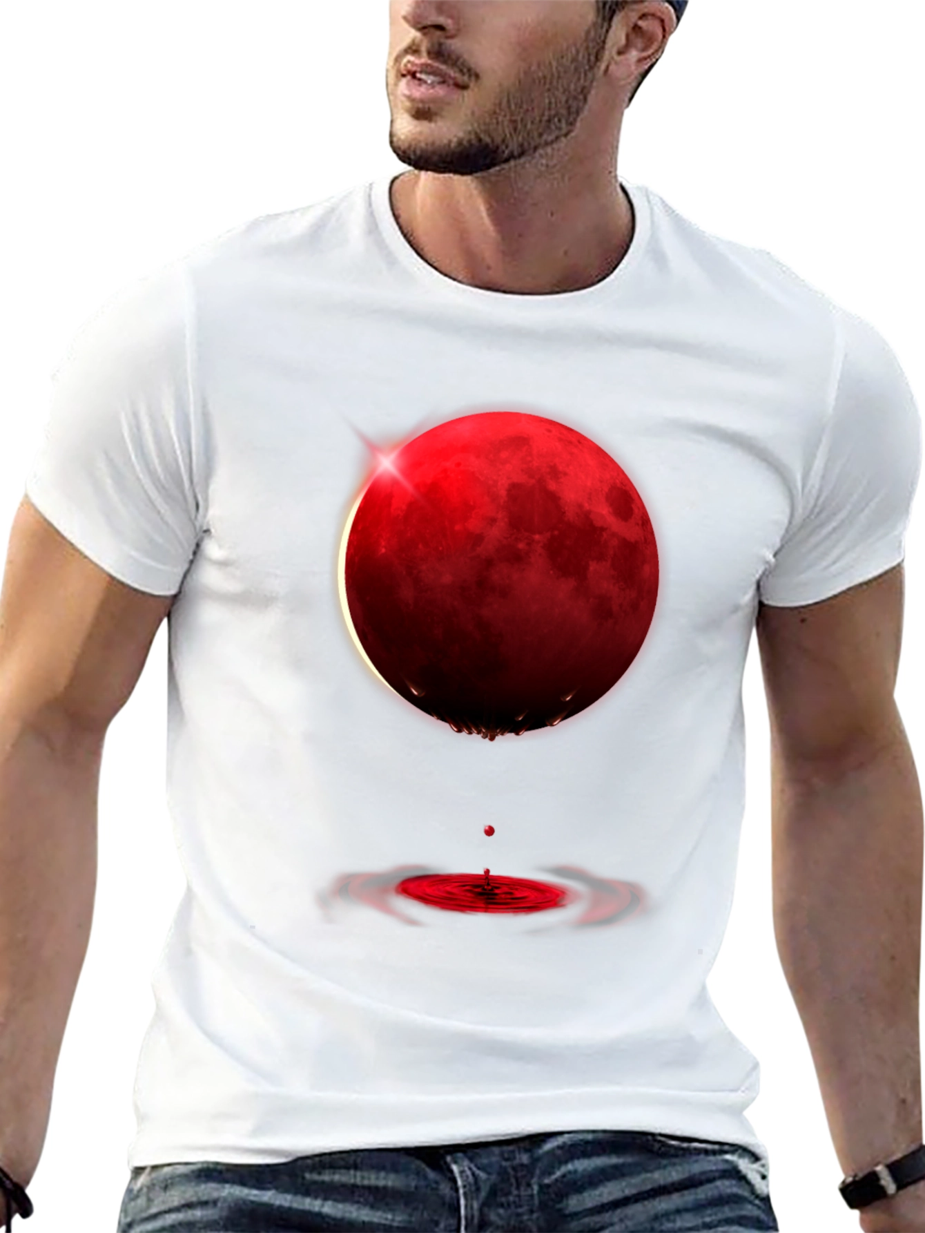 Blood Moon Eclipse Graphic Tee