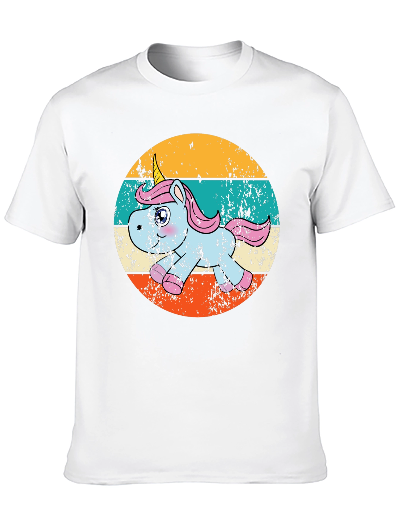 Retro Unicorn Graphic T-Shirt