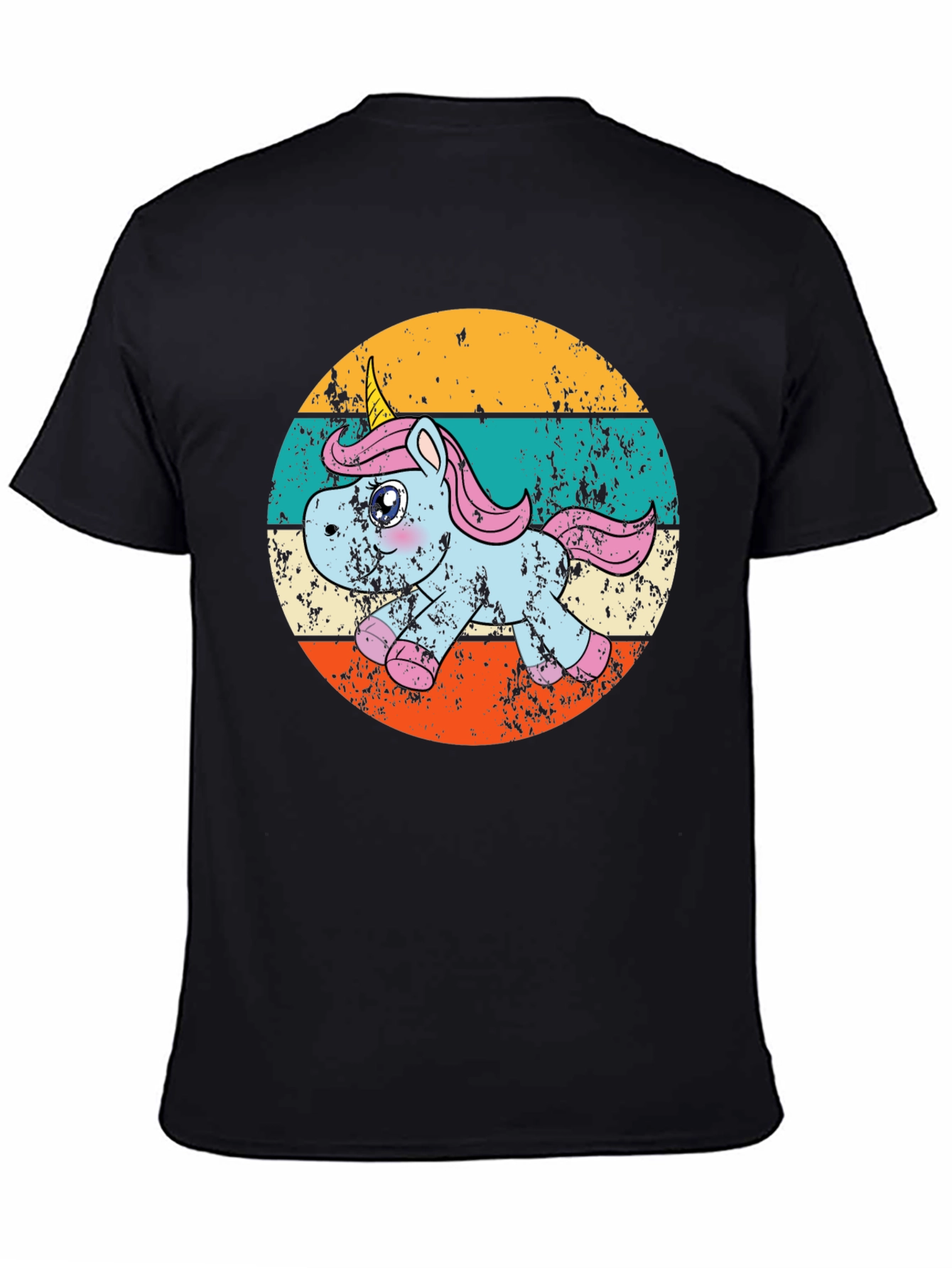 Retro Unicorn Graphic T-Shirt