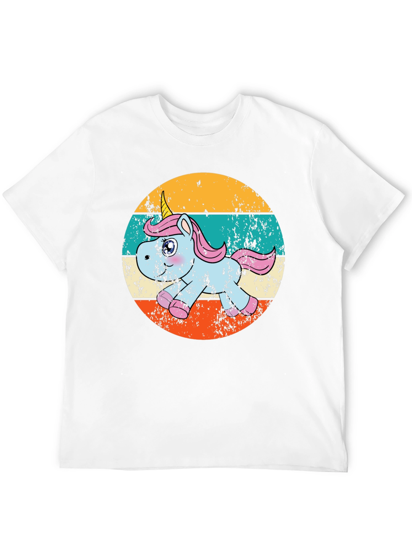 Retro Unicorn Graphic T-Shirt