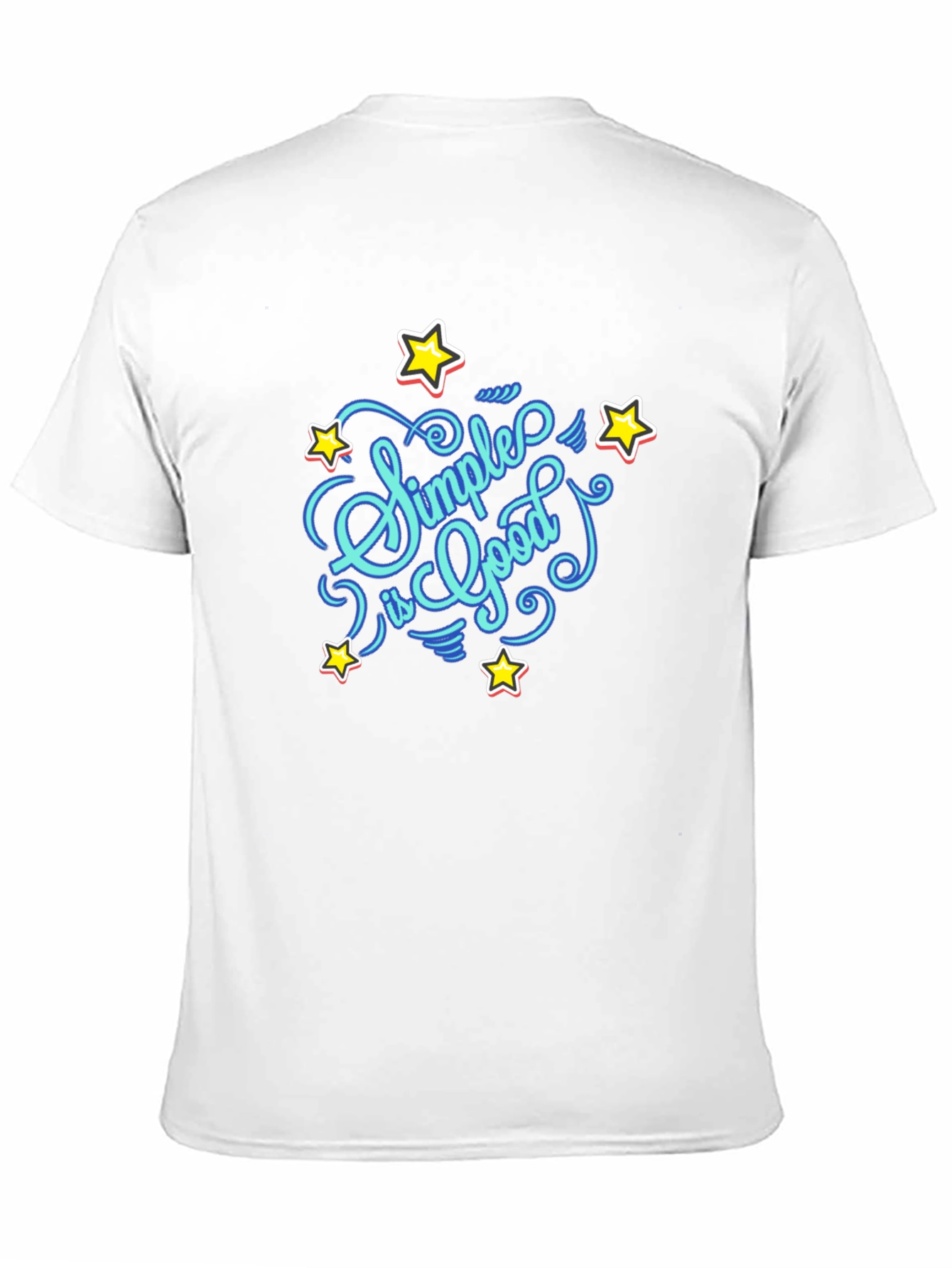 Simple Is Good Graphic Tee - Black Unisex T-Shirt