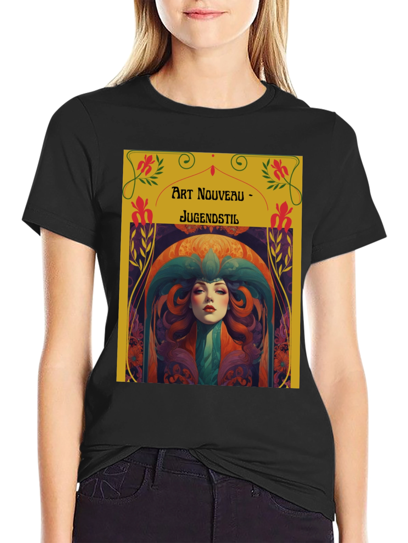 Art Nouveau Jugendstil T-Shirt