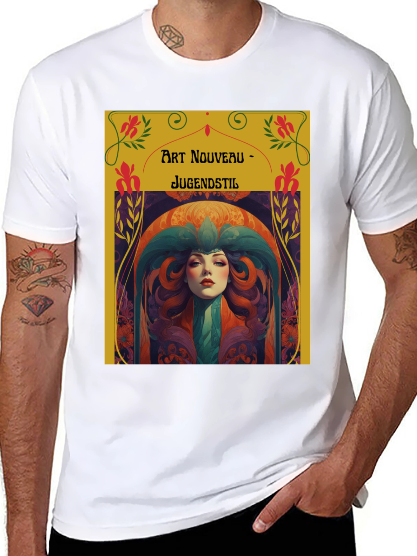 Art Nouveau Jugendstil T-Shirt