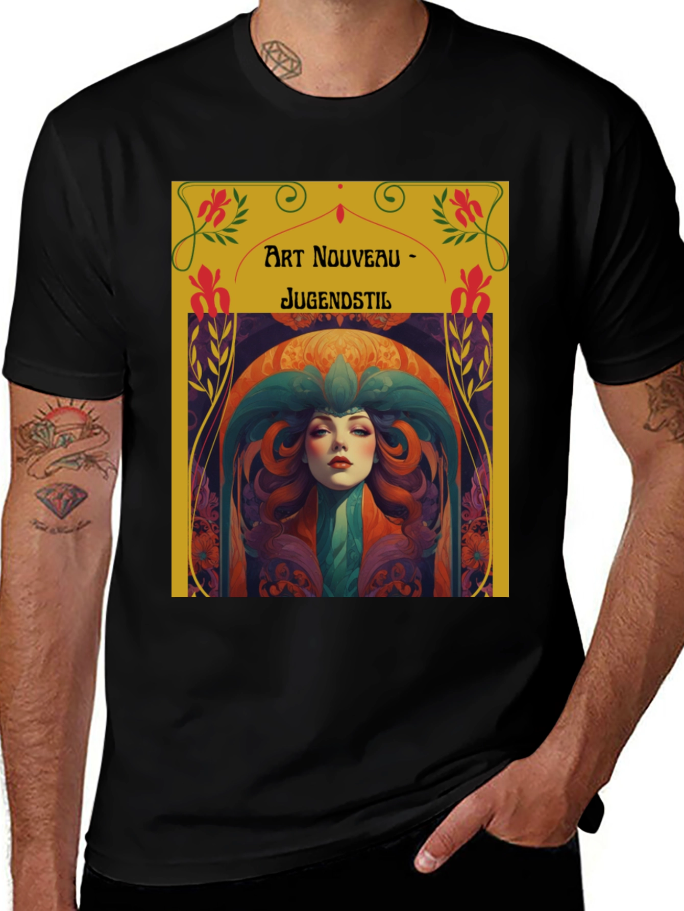 Art Nouveau Jugendstil T-Shirt