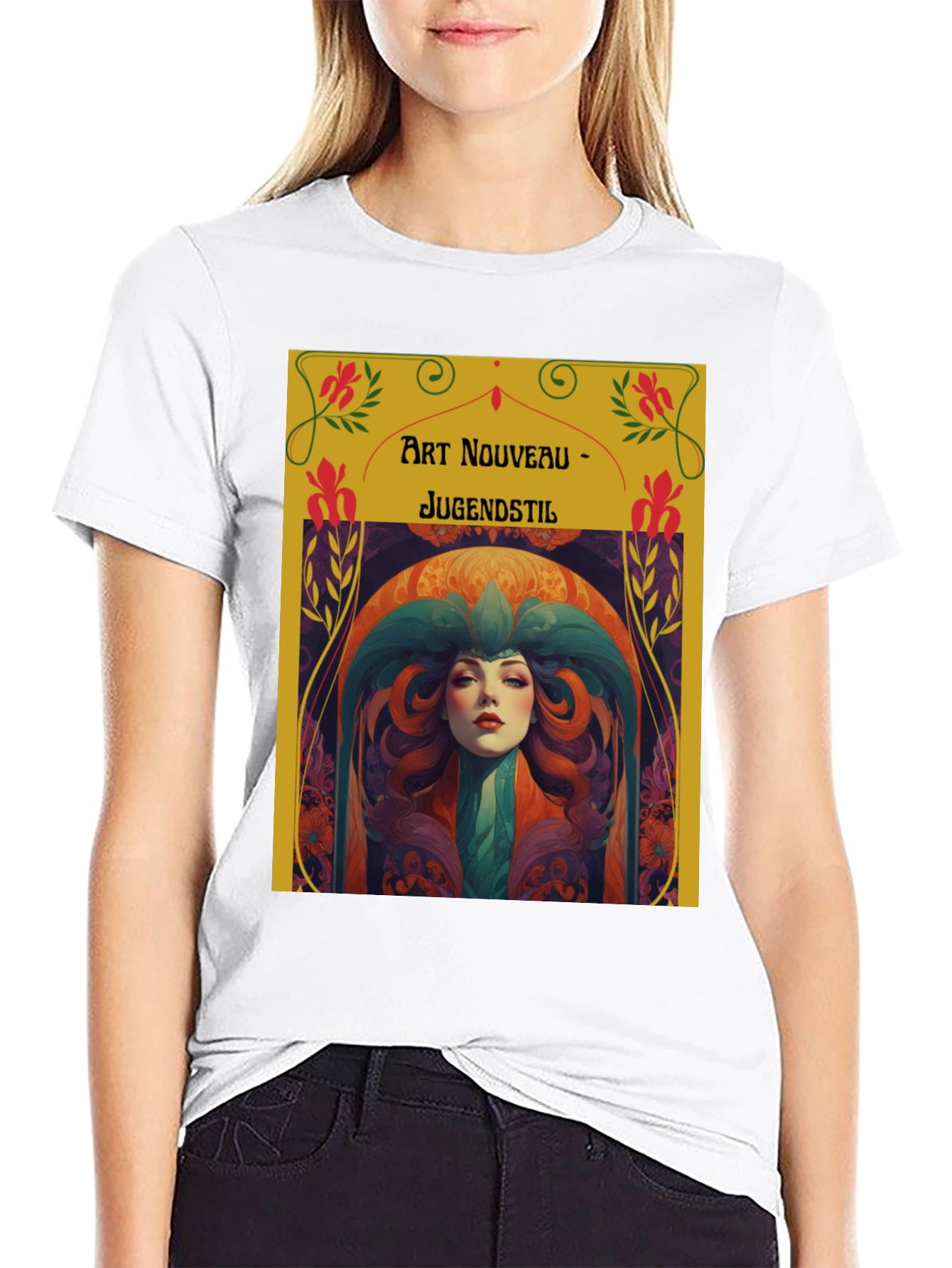 Art Nouveau Jugendstil T-Shirt