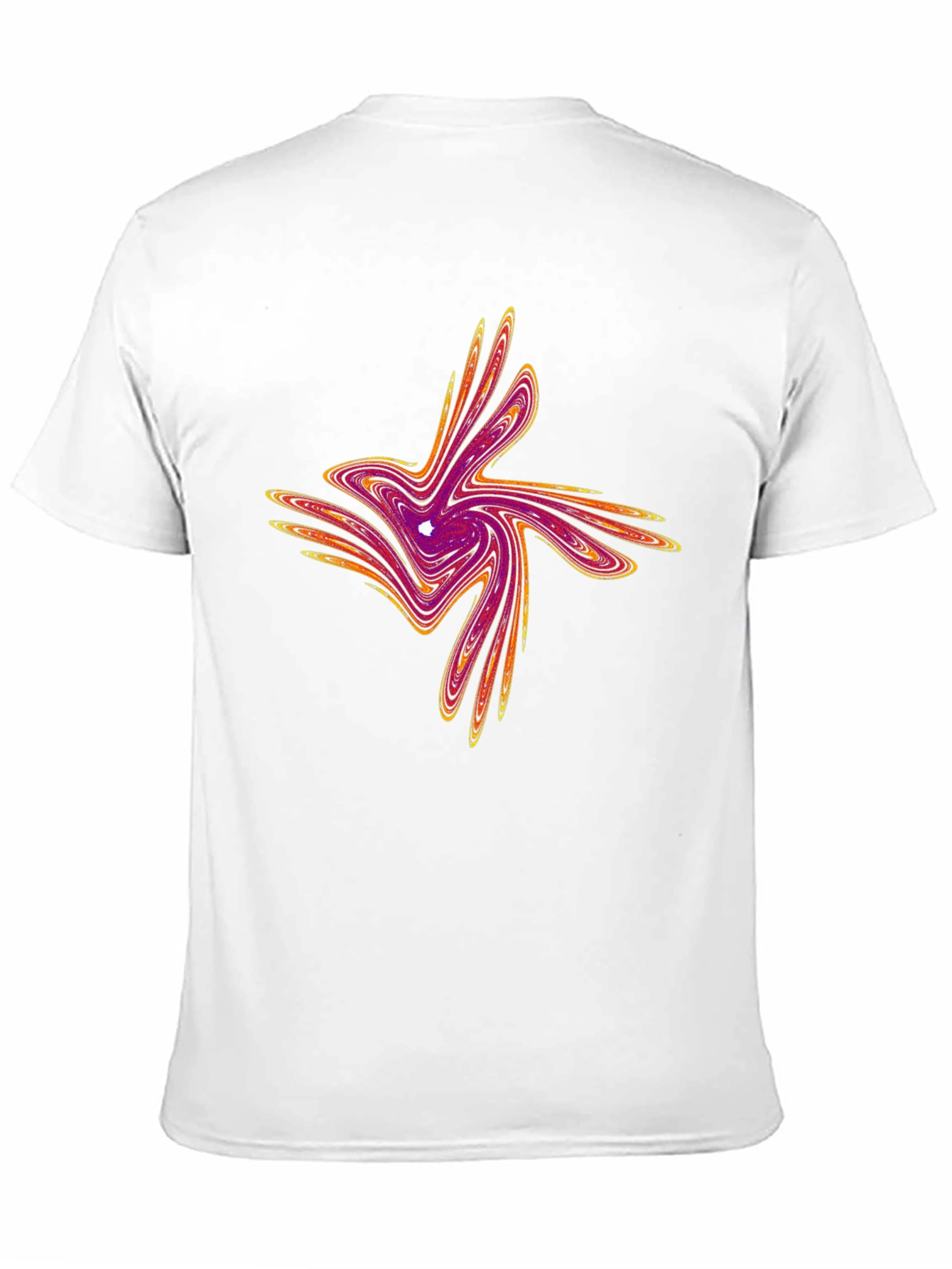Abstract Swirl Graphic Tee