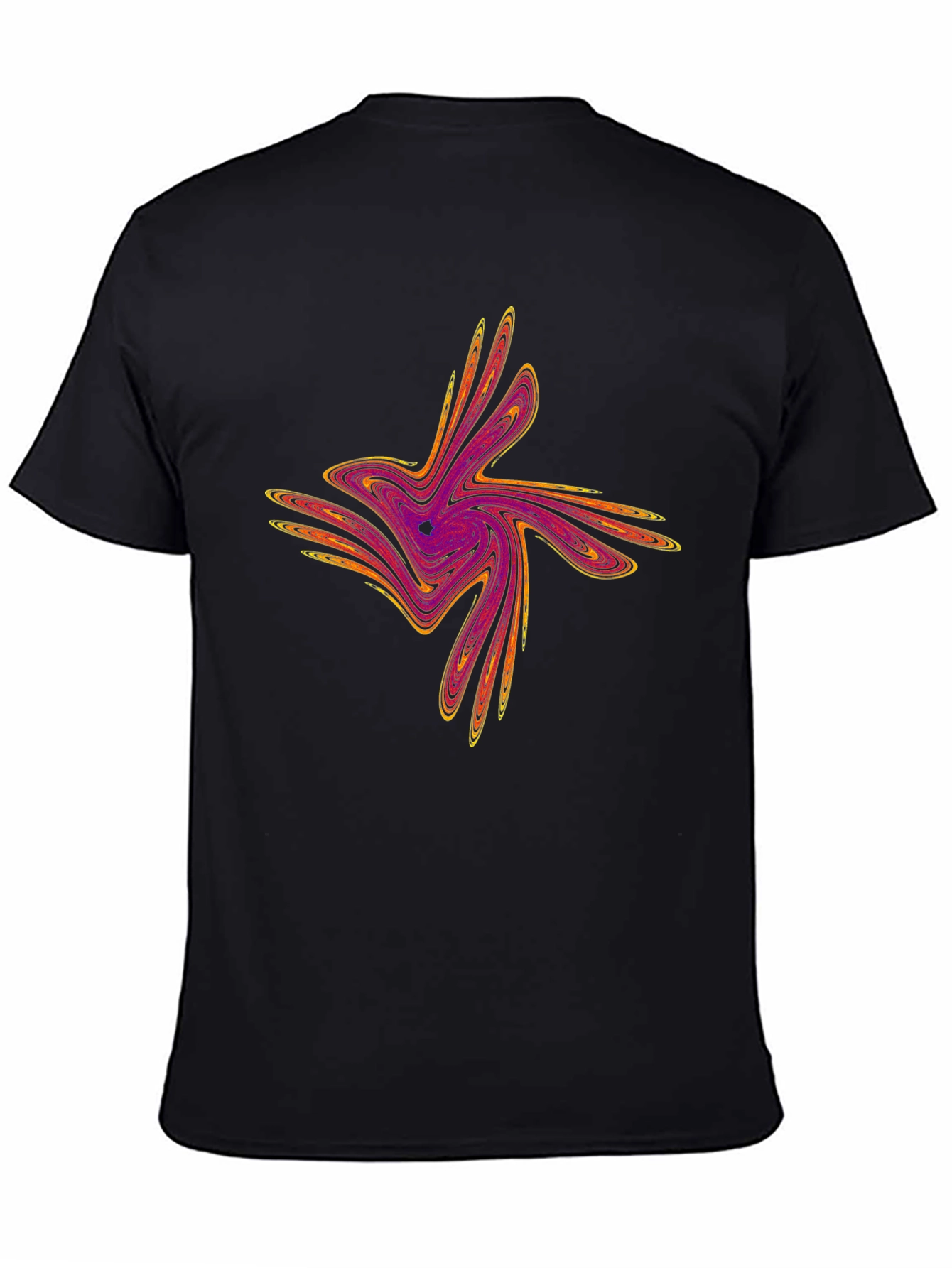 Abstract Swirl Graphic Tee