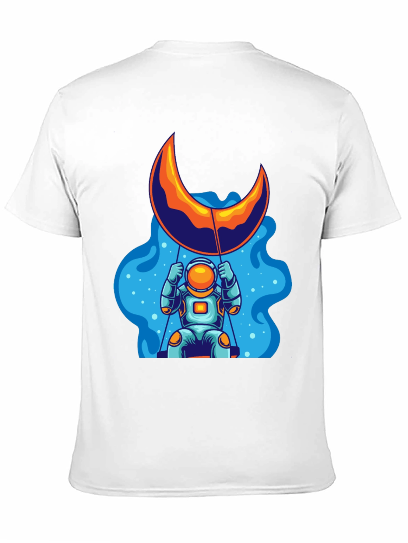 Astronaut Moon Swing Graphic Tee - Black