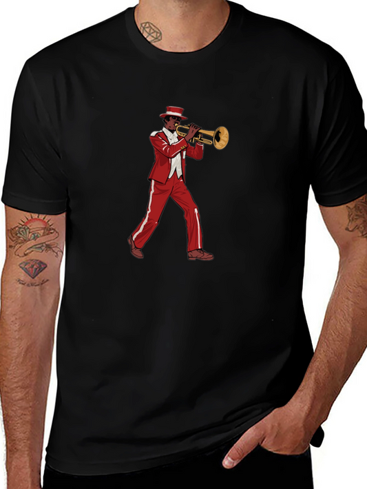 Cool Jazz Trumpet Player Graphic T-Shirt