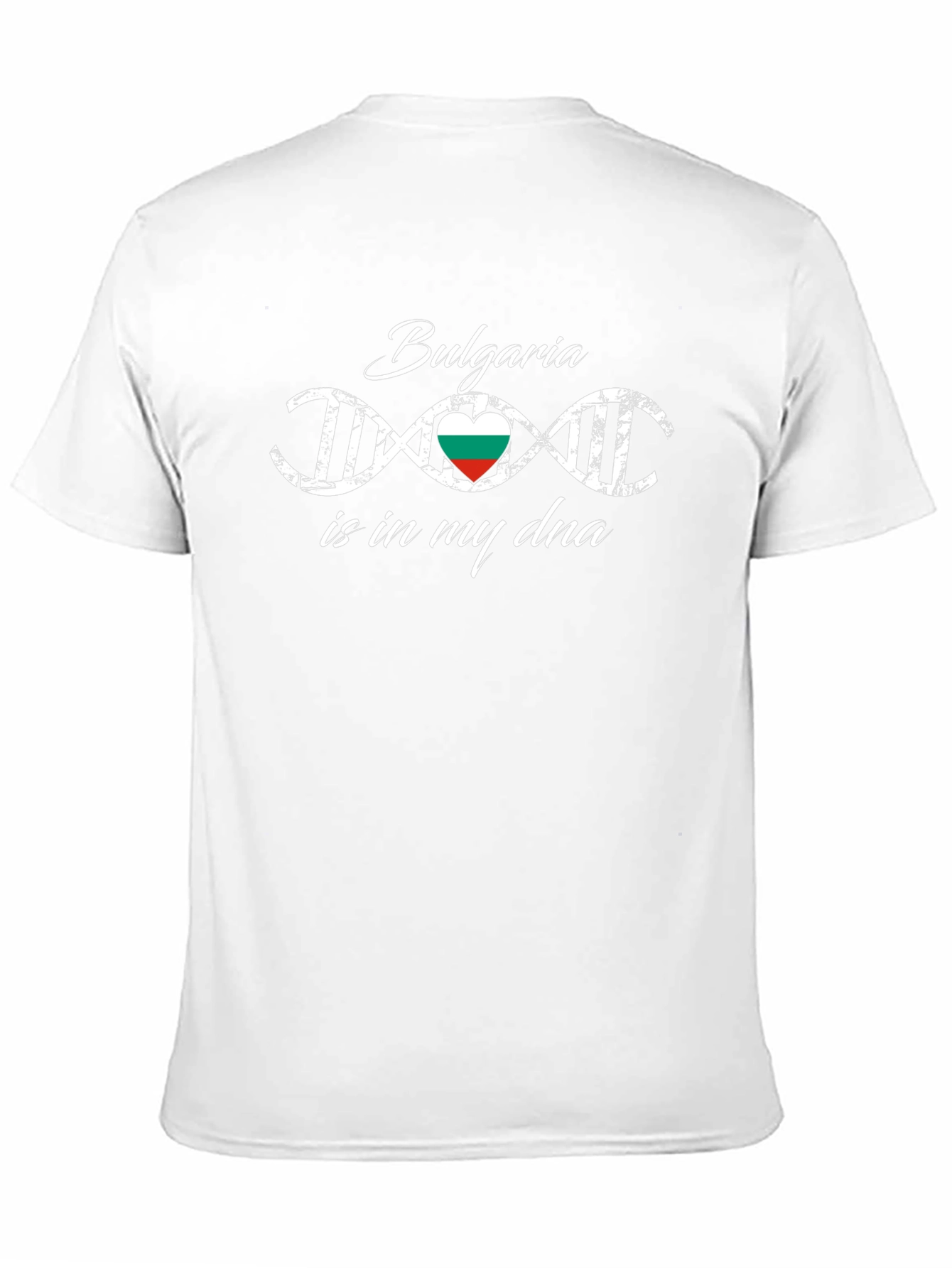 Bulgaria DNA Heart Flag T-Shirt