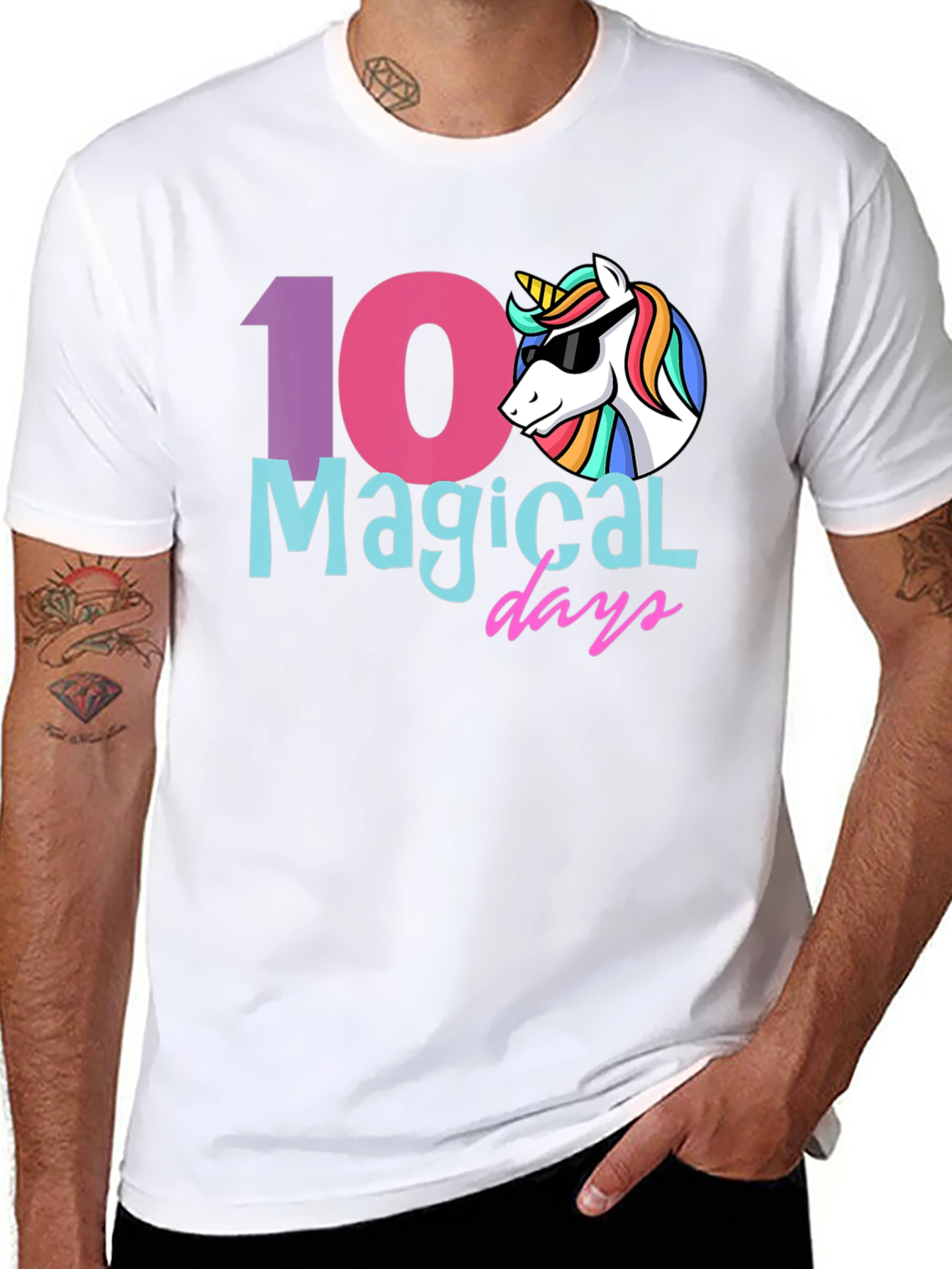 100 Magical Days Unicorn T-Shirt